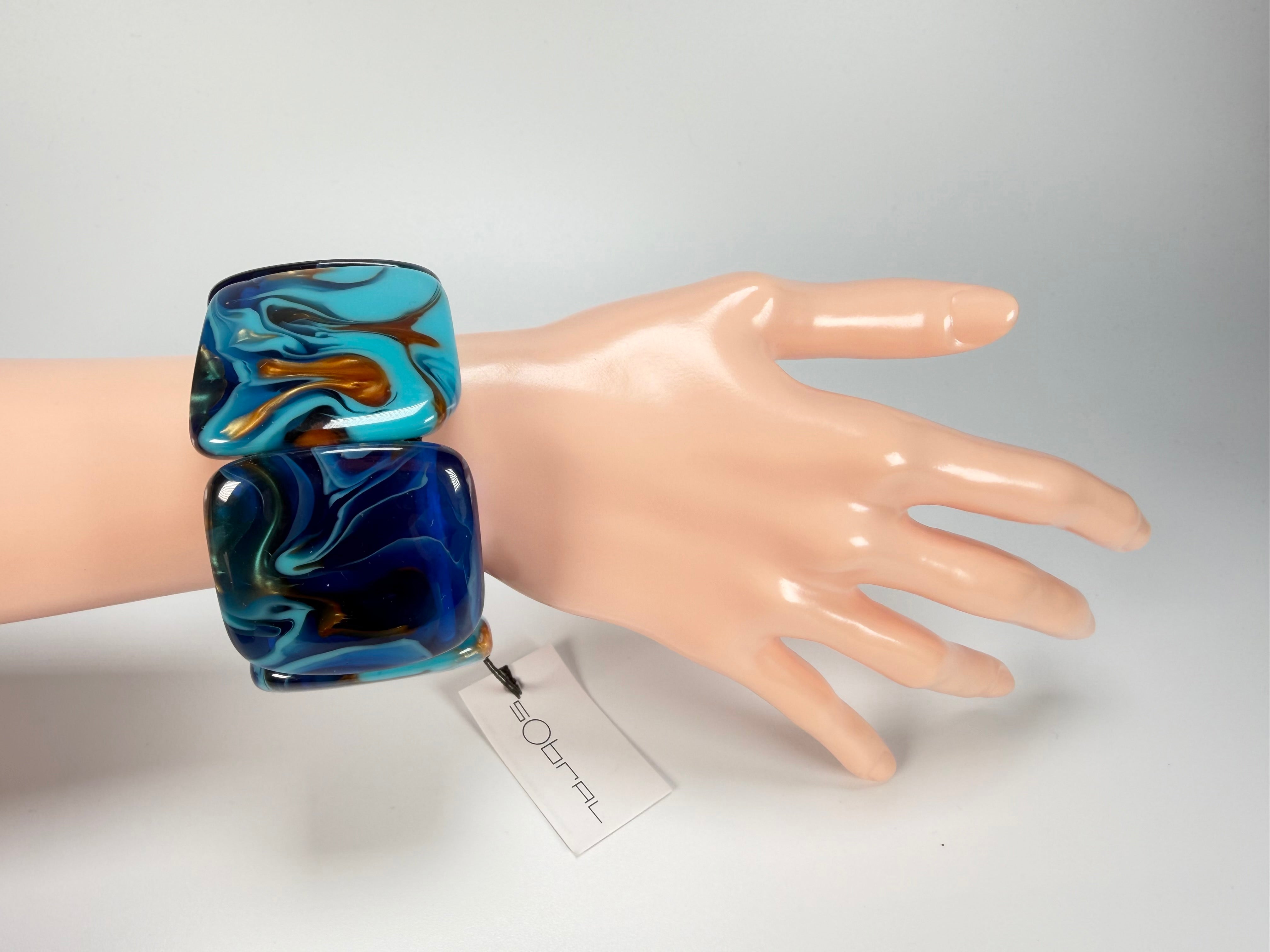 Sobral - Noite Estrelada "Margo" Resin Bracelet ( 005443 )