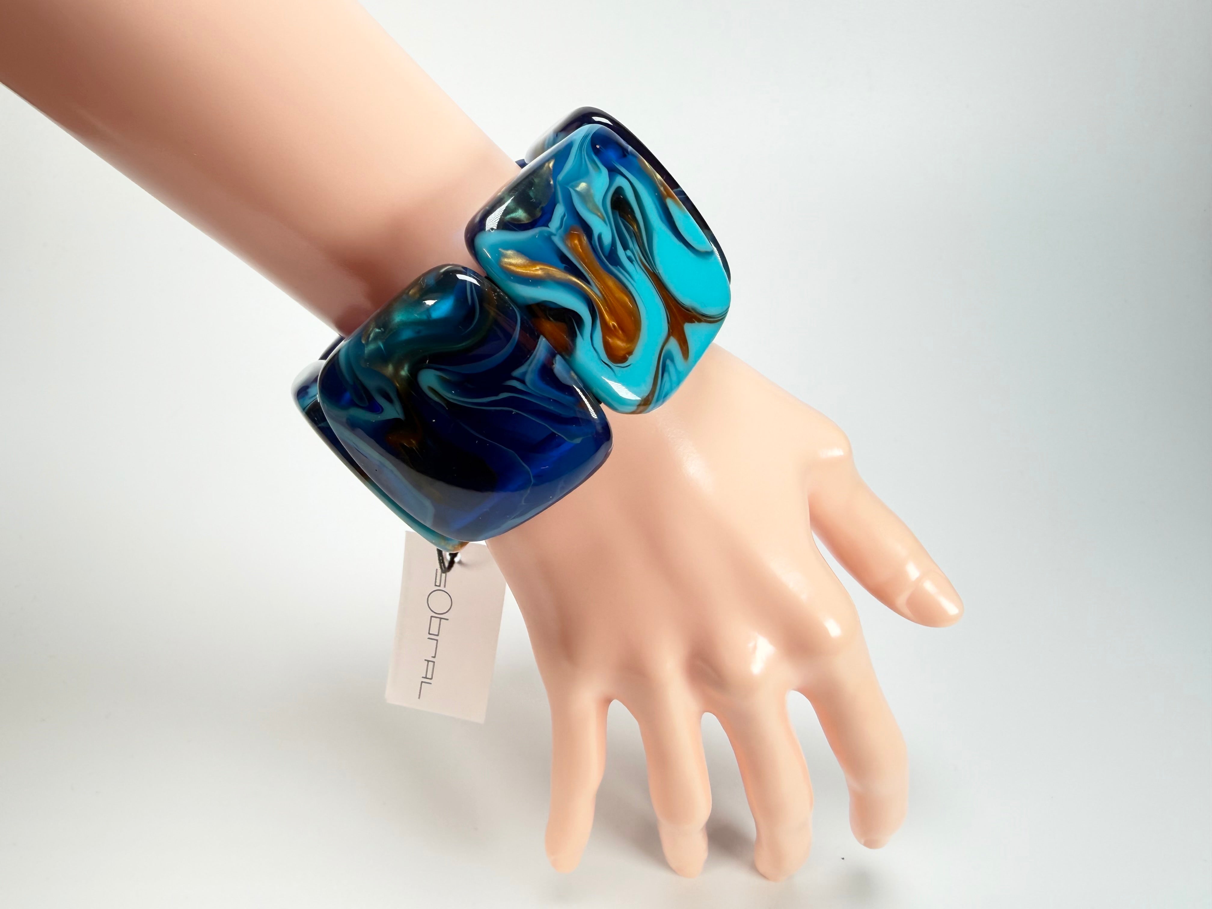 Sobral - Noite Estrelada "Margo" Resin Bracelet ( 005443 )