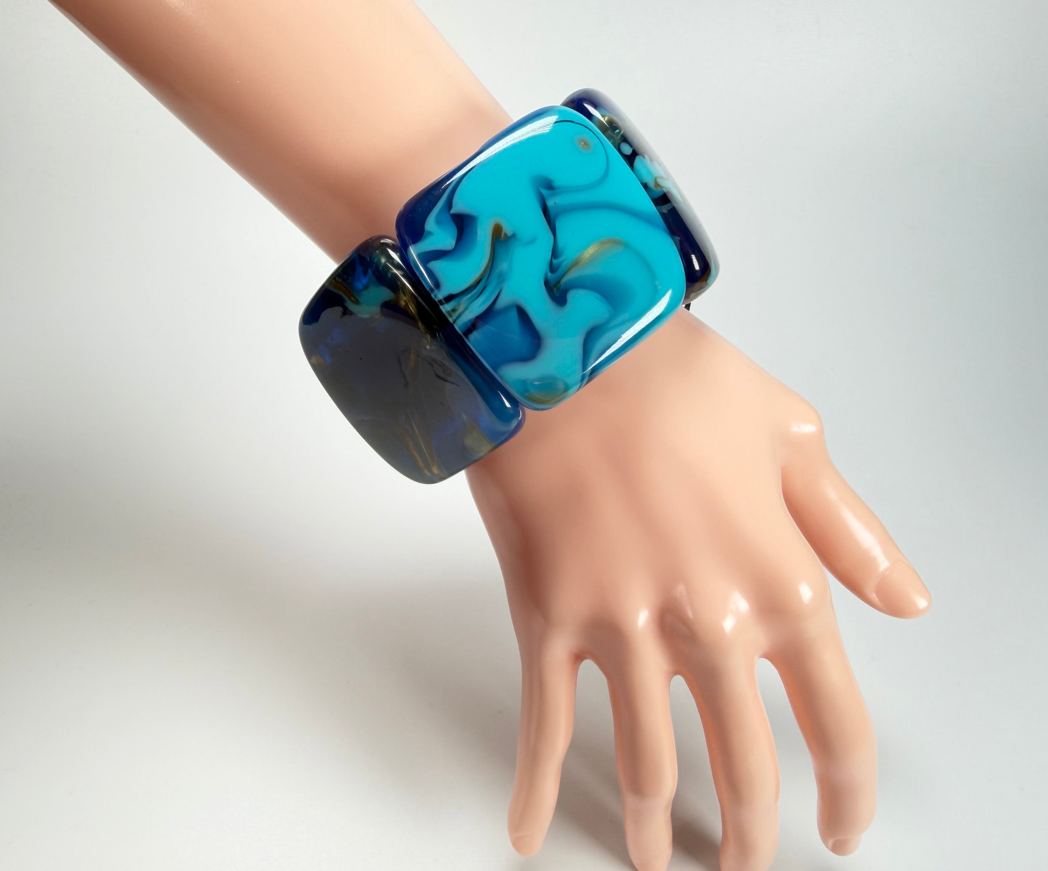 Sobral - Noite Estrelada "Margo" Resin Bracelet ( 005443 )
