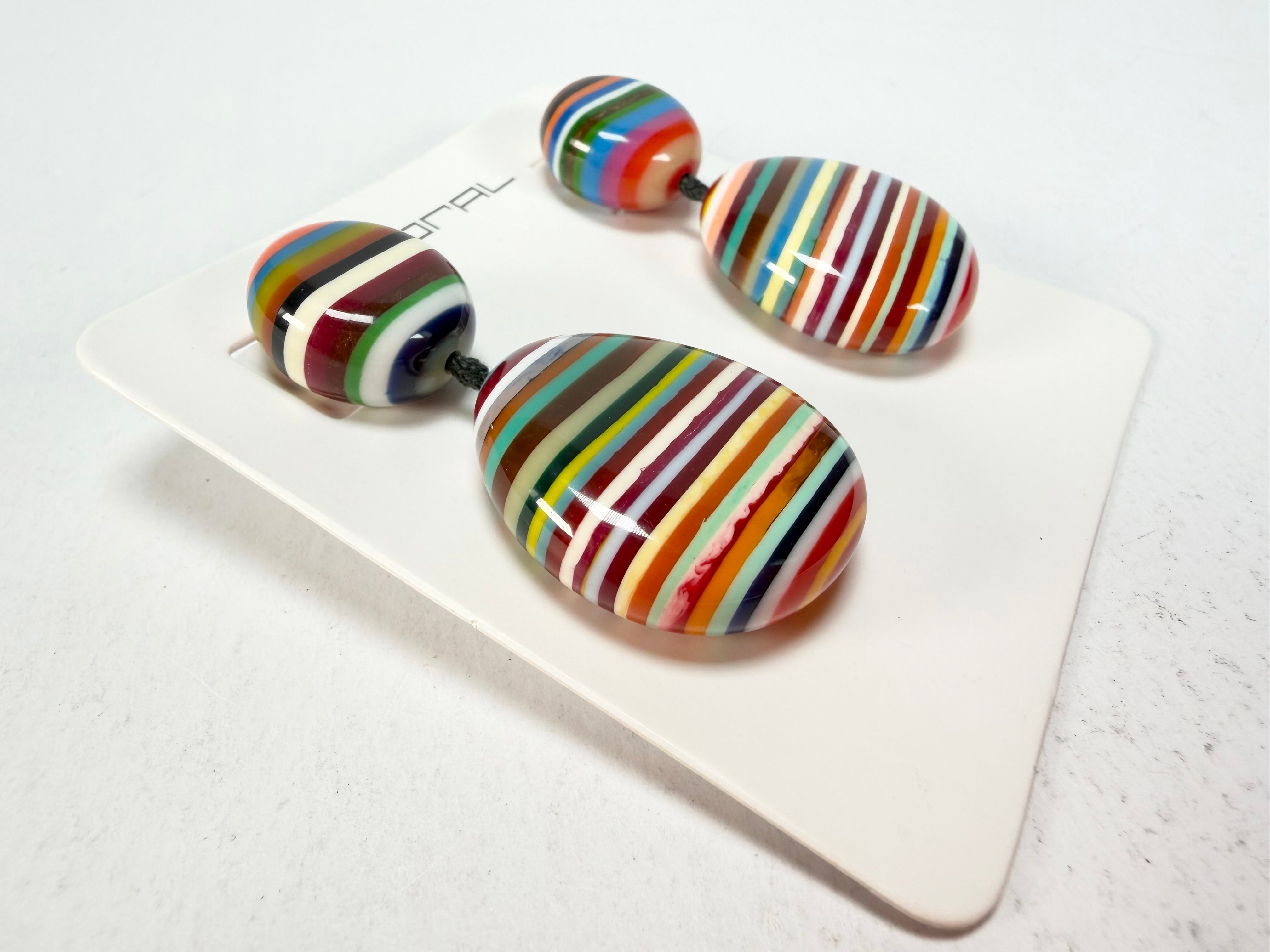 Sobral - Pop Art "Moni " Resin Earrings ( 004904 )