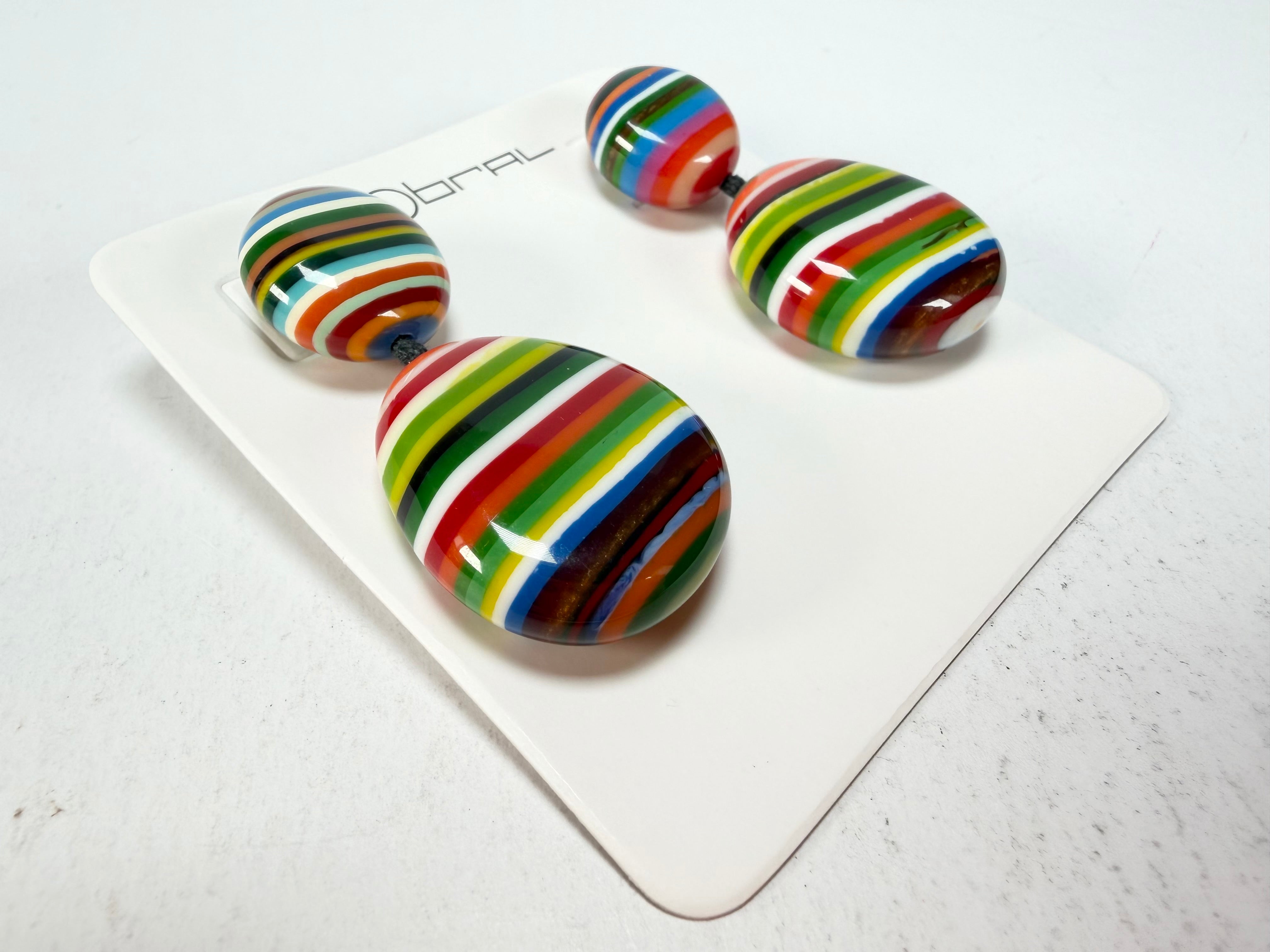 Sobral - Pop Art "Moni " Resin Earrings ( 004904 )