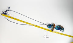Sobral - Noite Estrelada "Cipreste" Resin Necklace ( 005553 )