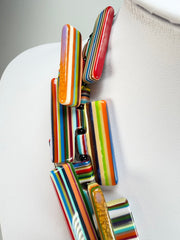 Sobral - Pop Art "Neoconcretismo" Resin Necklace ( 003885 )