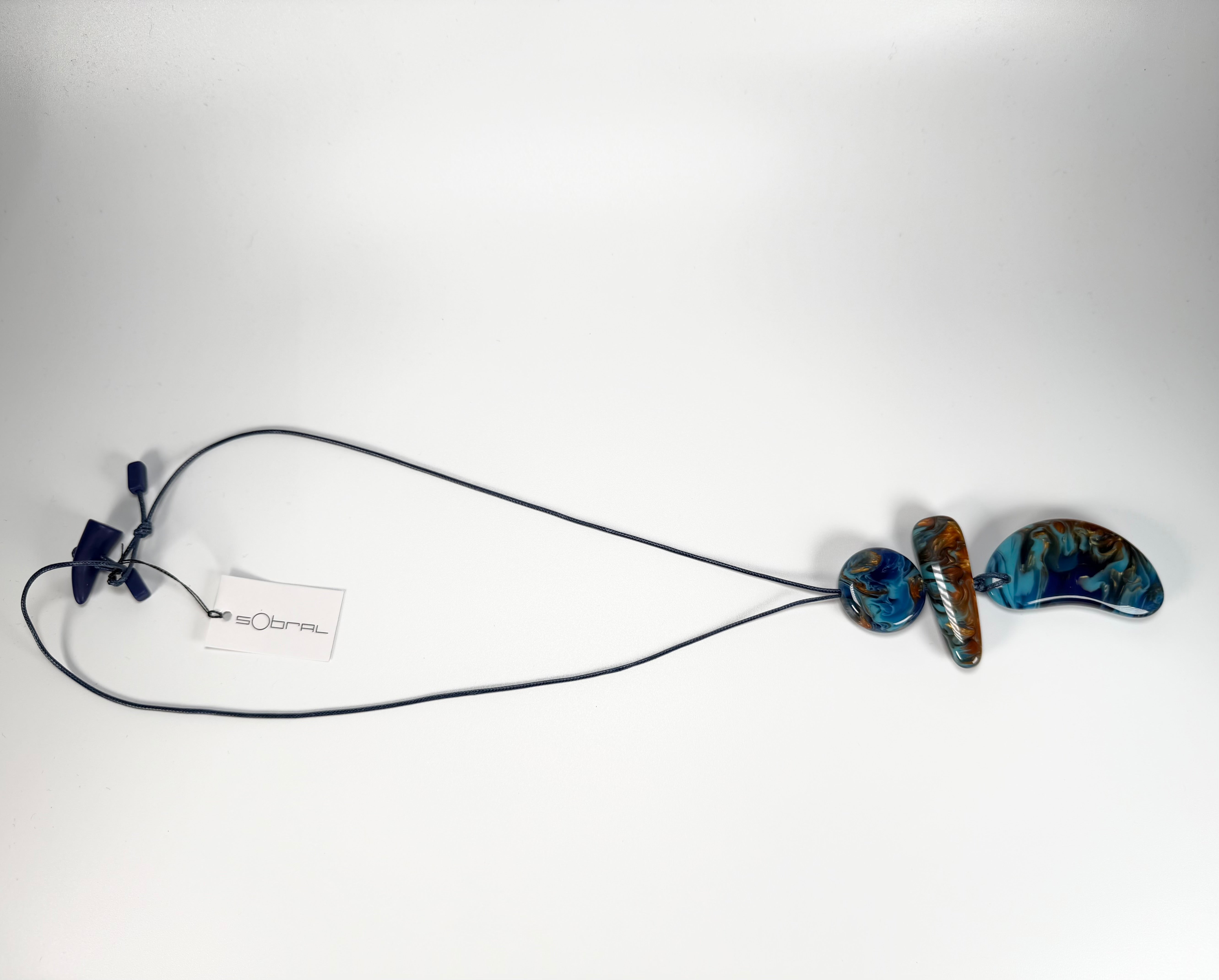 Sobral - Noite Estrelada "Cipreste" Resin Necklace ( 005553 )