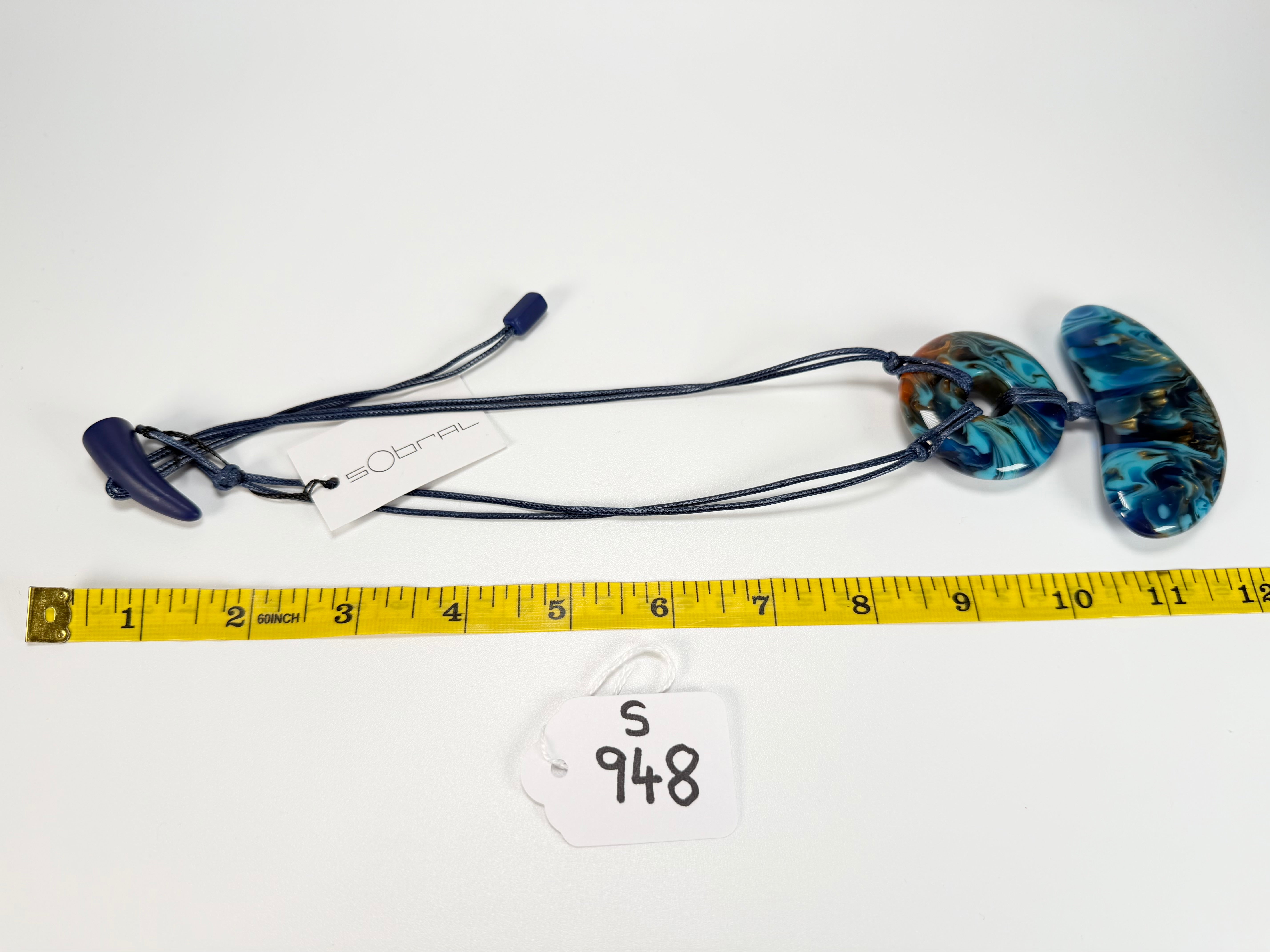 Sobral - Noite Estrelada "Astro" Resin Necklace ( 005555 )