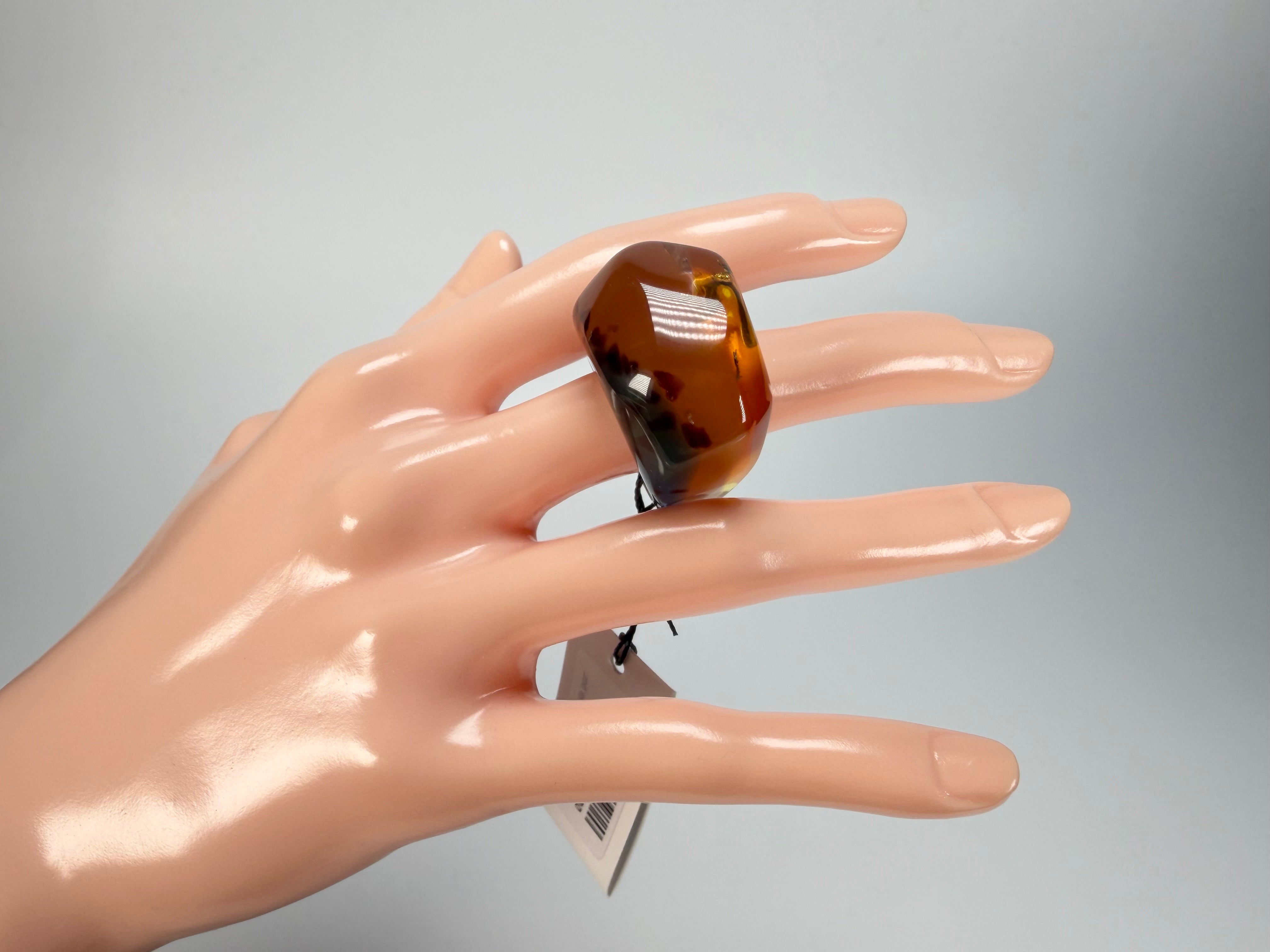 Sobral - Sobralita "Itaimbe" Resin Ring ( 005371 ) - Size UK S / US 9