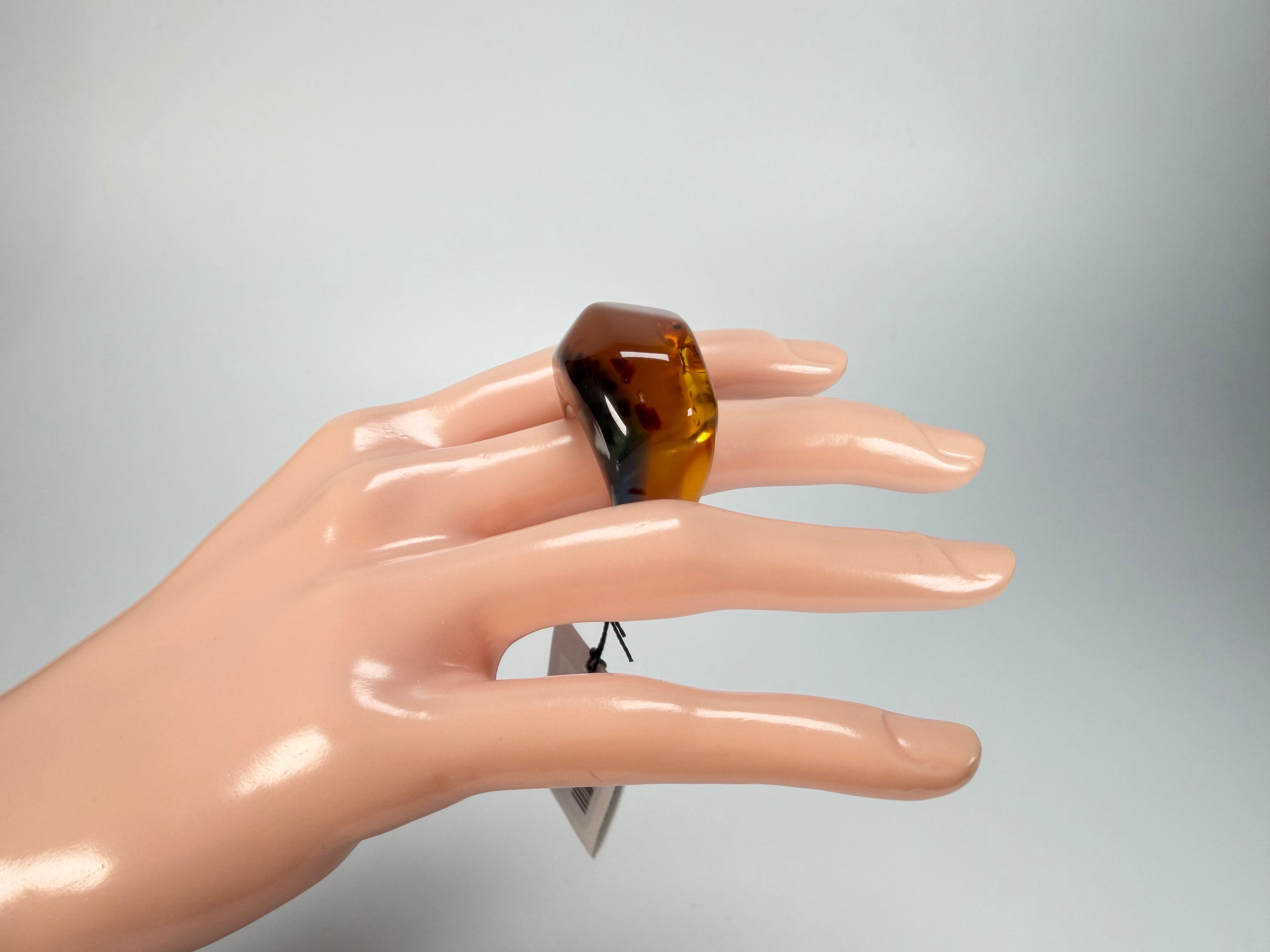 Sobral - Sobralita "Itaimbe" Resin Ring ( 005371 ) - Size UK S / US 9
