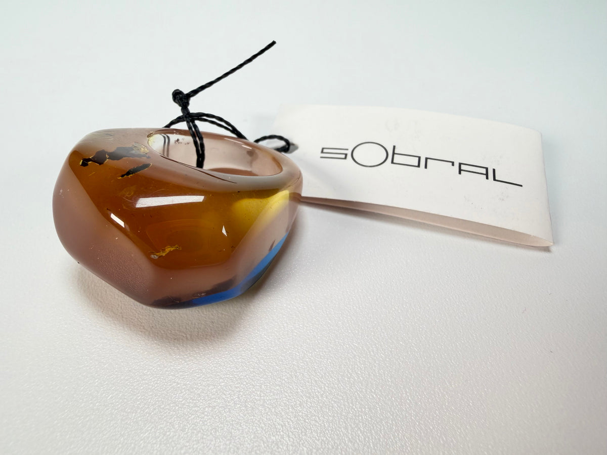 Sobral - Sobralita "Itaimbe" Resin Ring ( 005371 ) - Size UK S / US 9