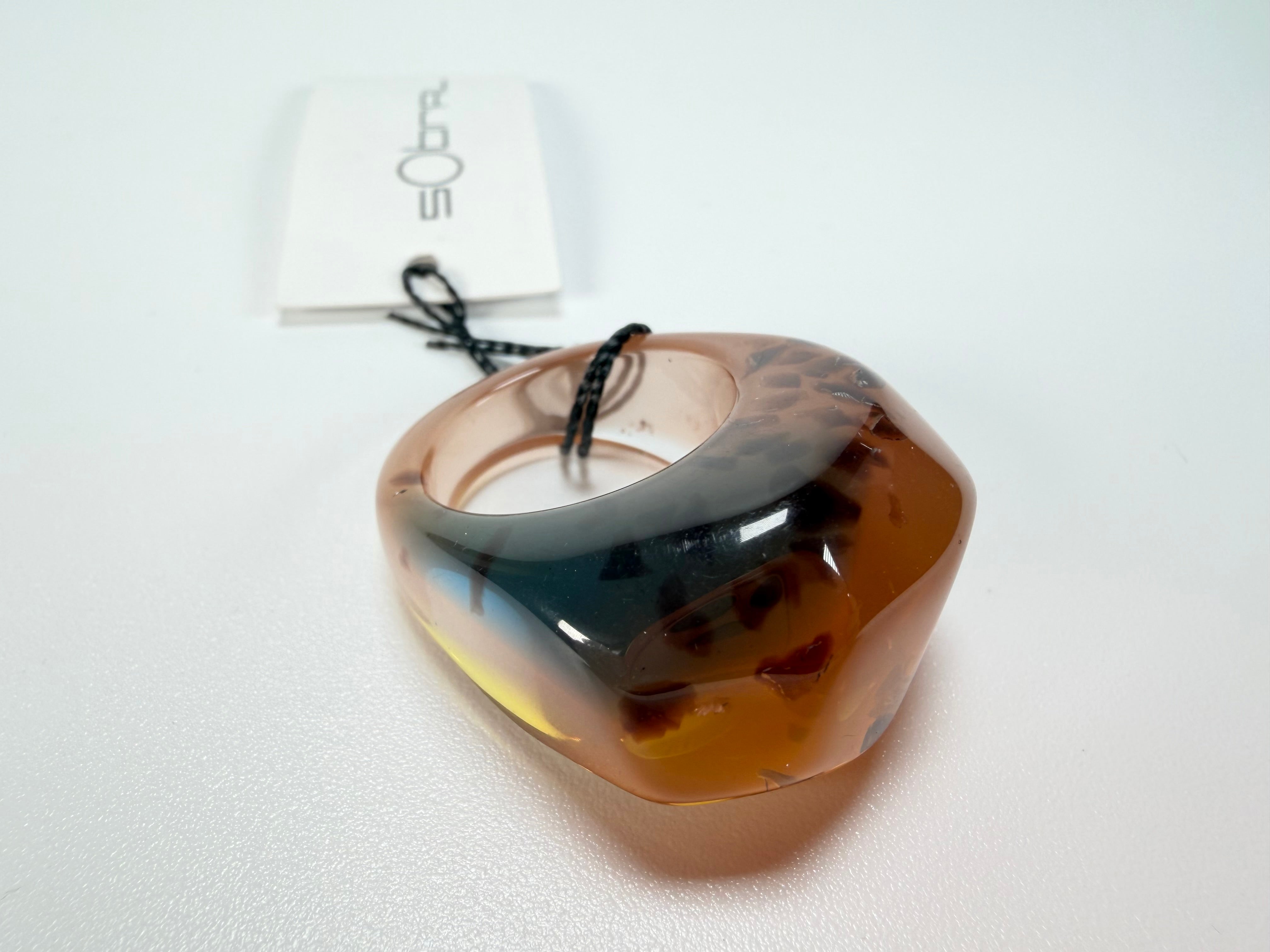 Sobral - Sobralita "Itaimbe" Resin Ring ( 005371 ) - Size UK S / US 9