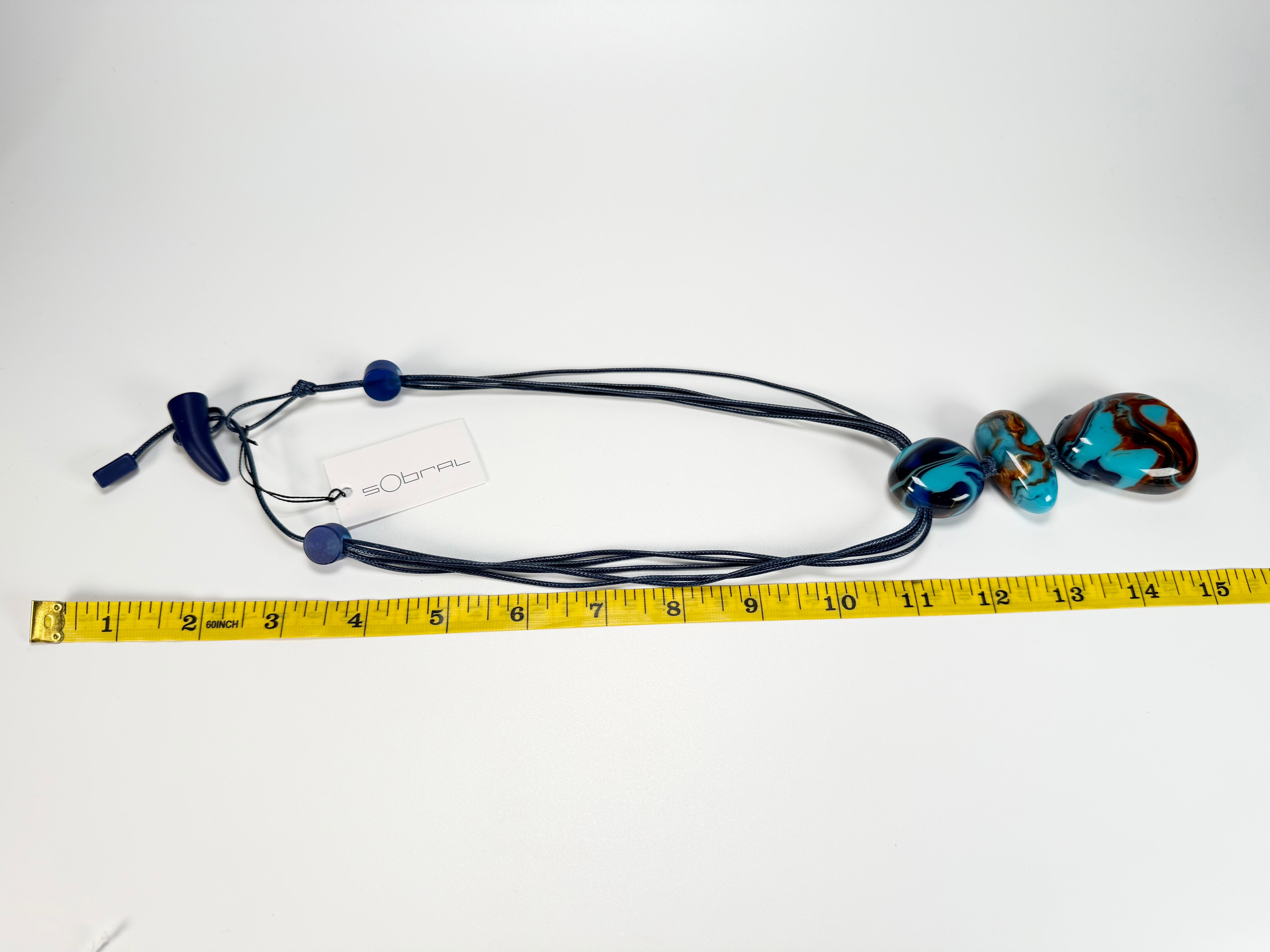 Sobral - Noite Estrelada "Arles" Resin Necklace ( 005548 )