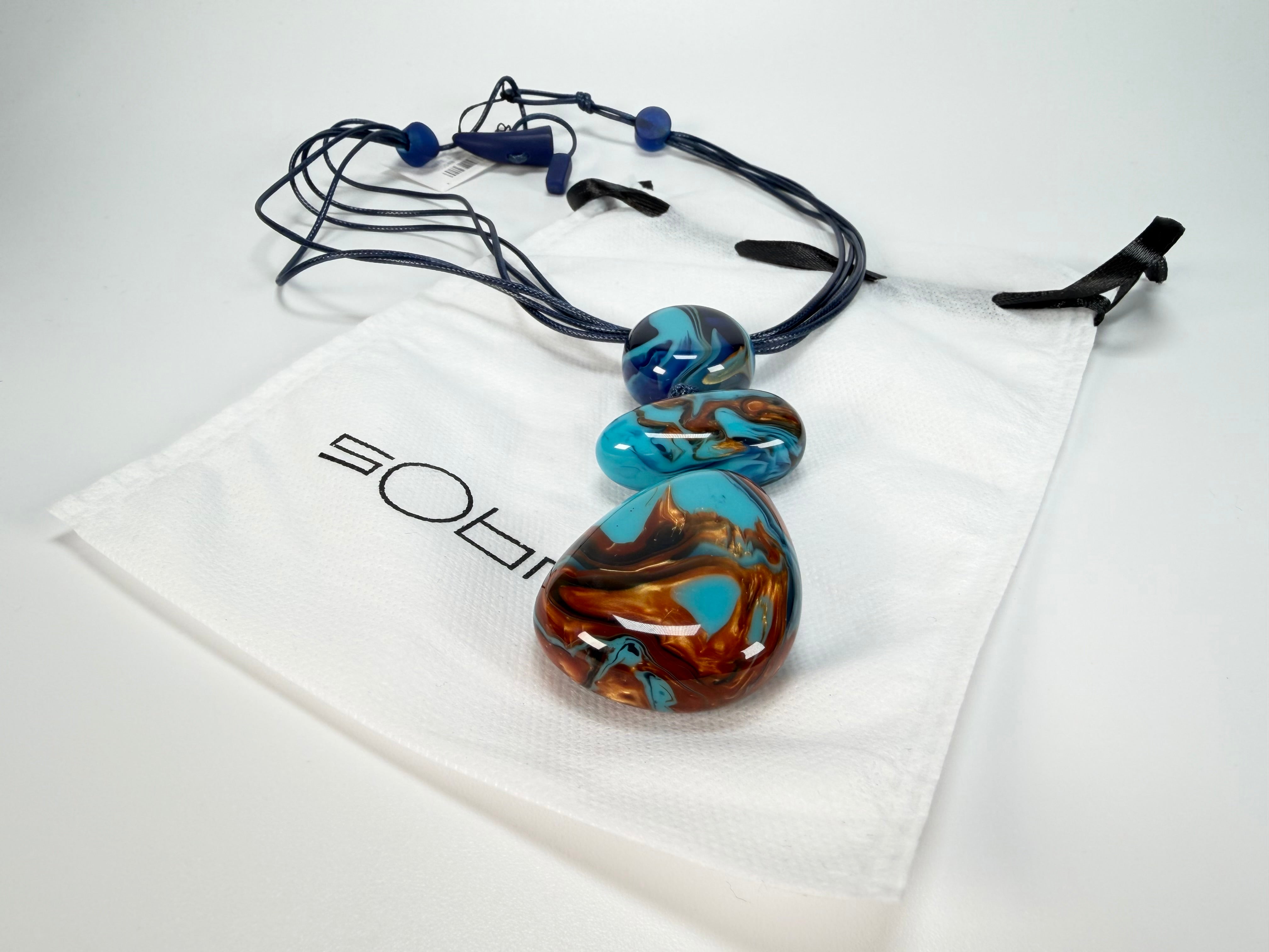 Sobral - Noite Estrelada "Arles" Resin Necklace ( 005548 )