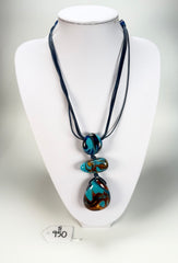 Sobral - Noite Estrelada "Arles" Resin Necklace ( 005548 )