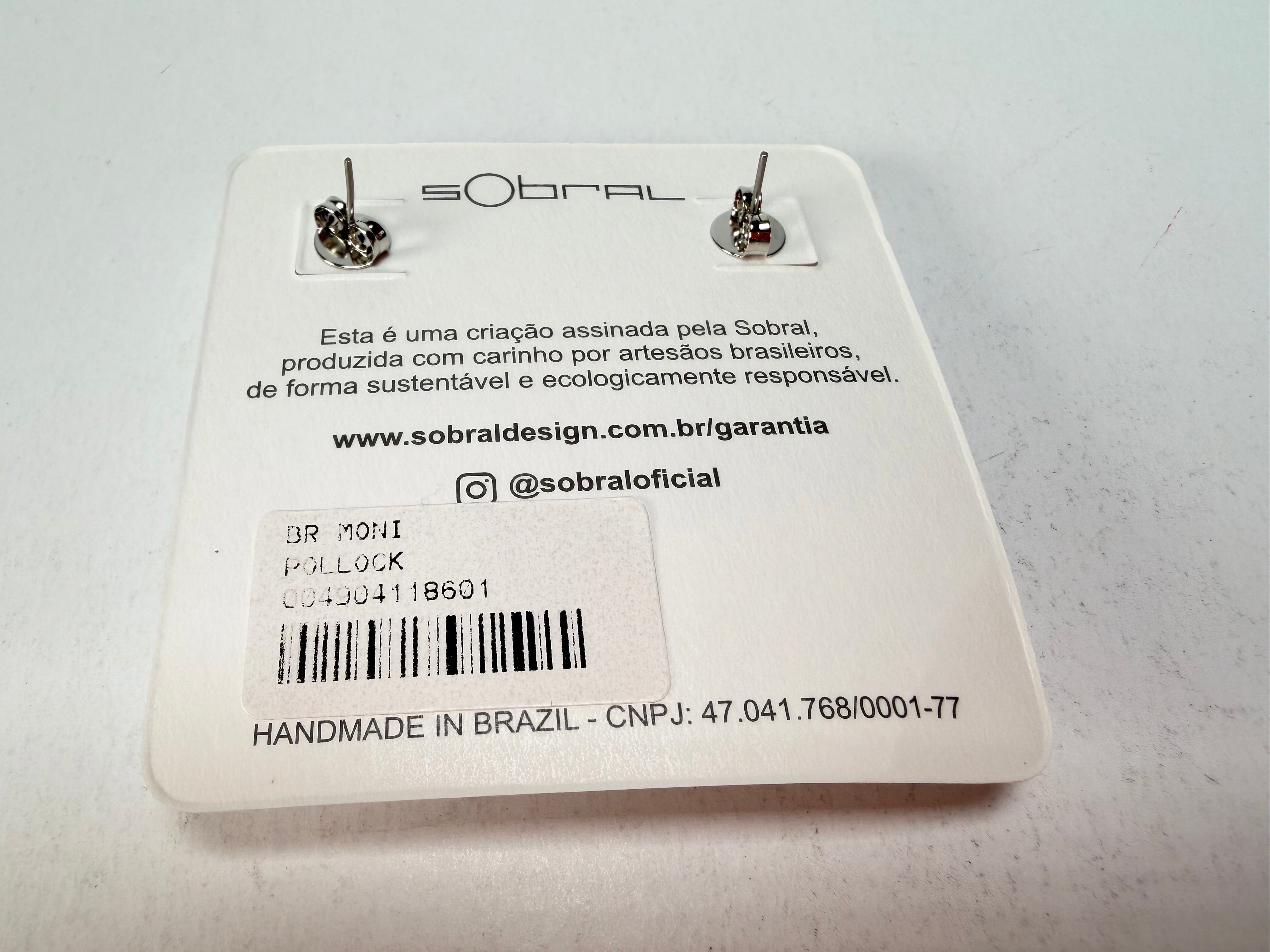 Sobral - Multi-Colour "Moni " Pollock Resin Earrings ( 004904 )