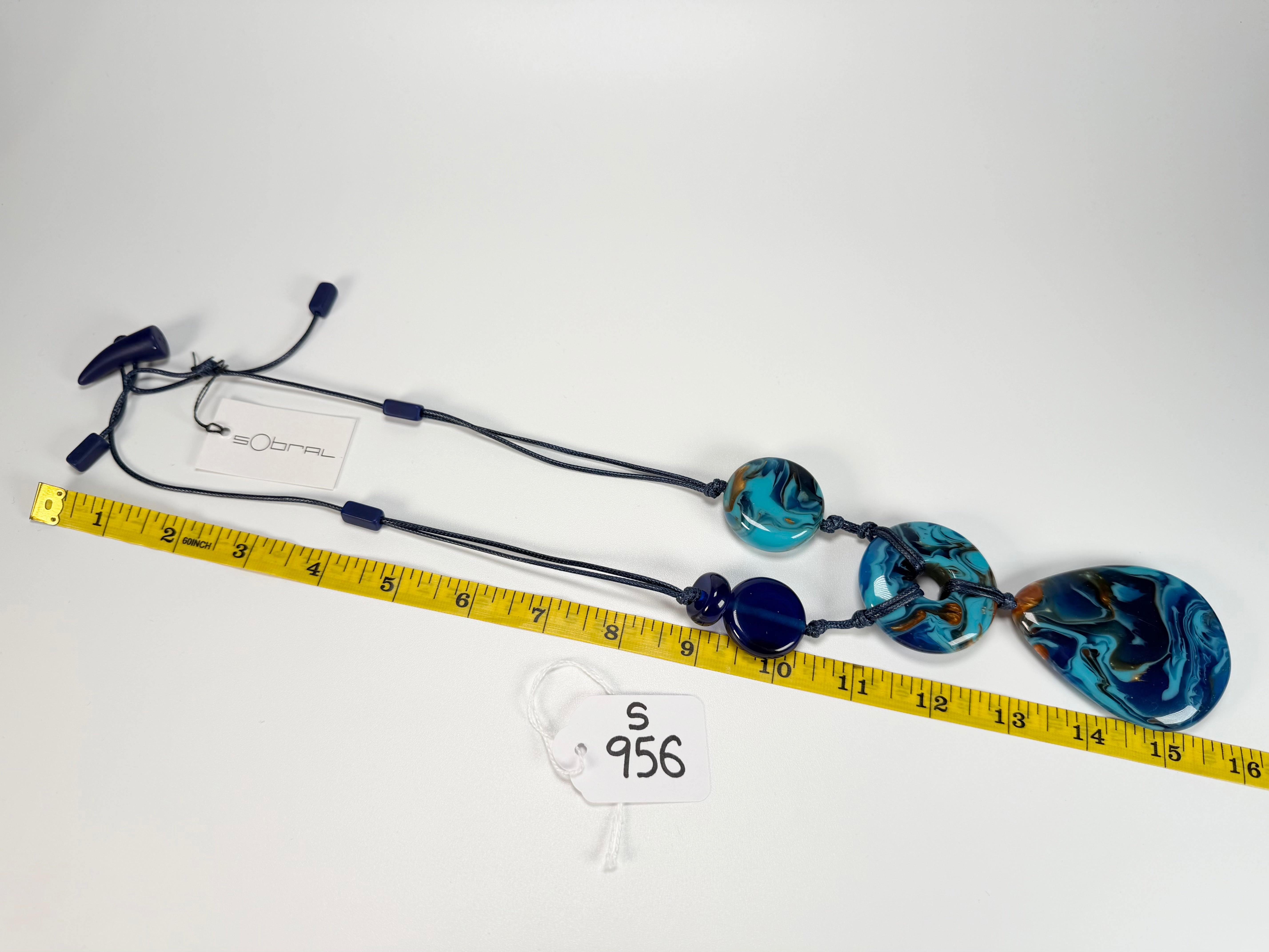 Sobral - Noite Estrelada "Noturno" Resin Necklace ( 005554 )