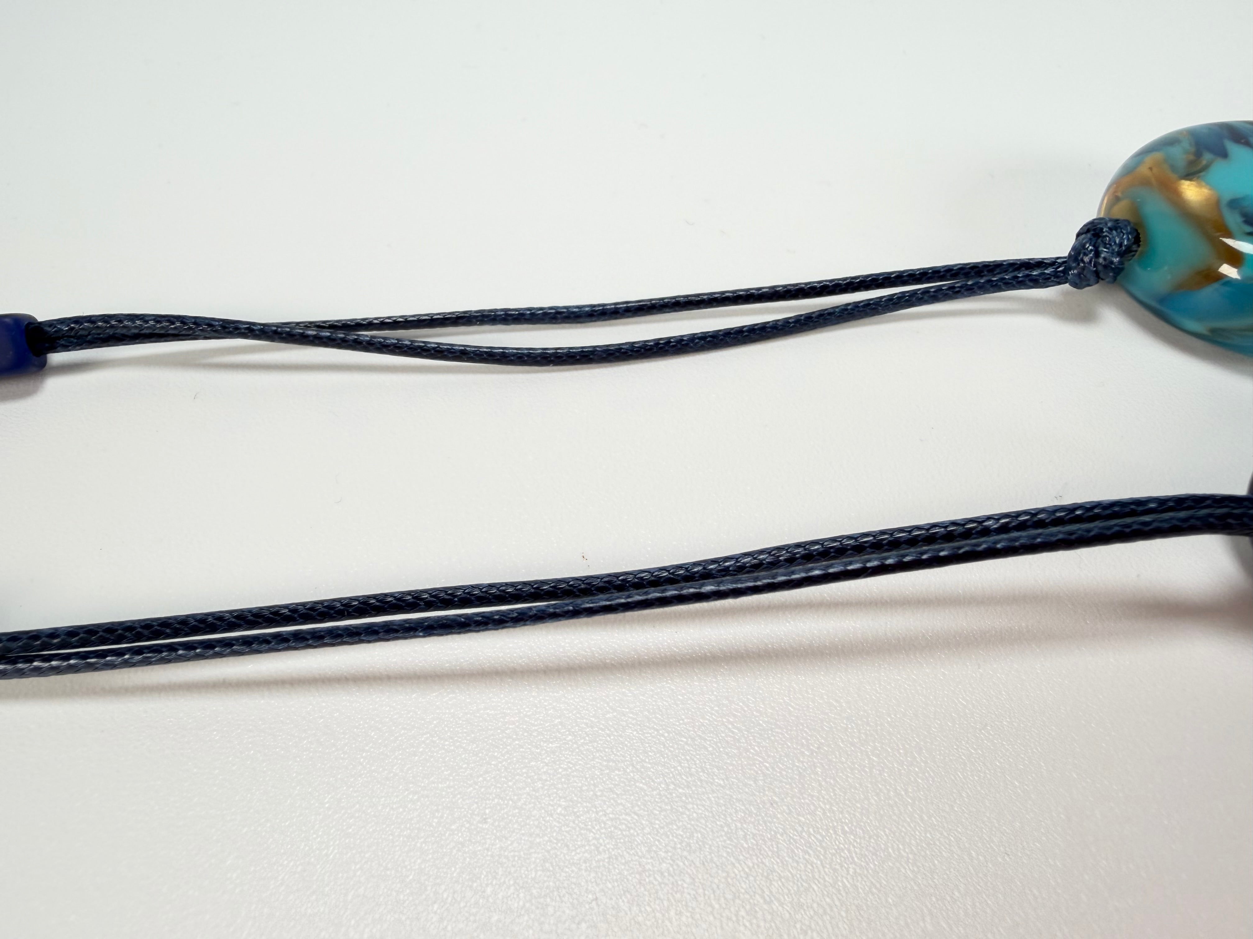 Sobral - Noite Estrelada "Noturno" Resin Necklace ( 005554 )