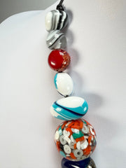 Sobral - Multi-Colour "Pebbles" Studio Creation Resin Necklace ( 000000 )