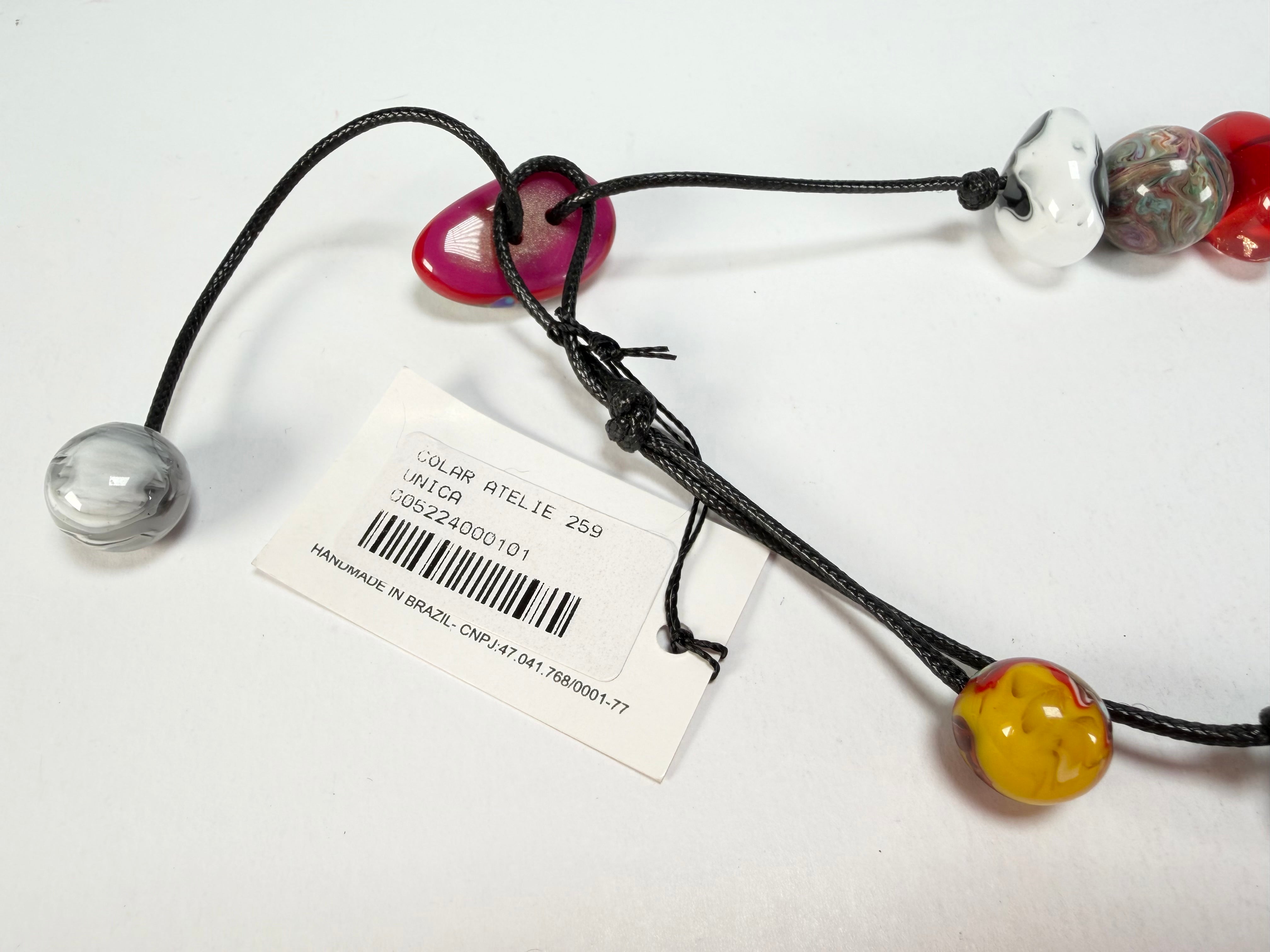 Sobral - Multi-Colour "Pebbles" Studio Creation Resin Necklace ( 000000 )