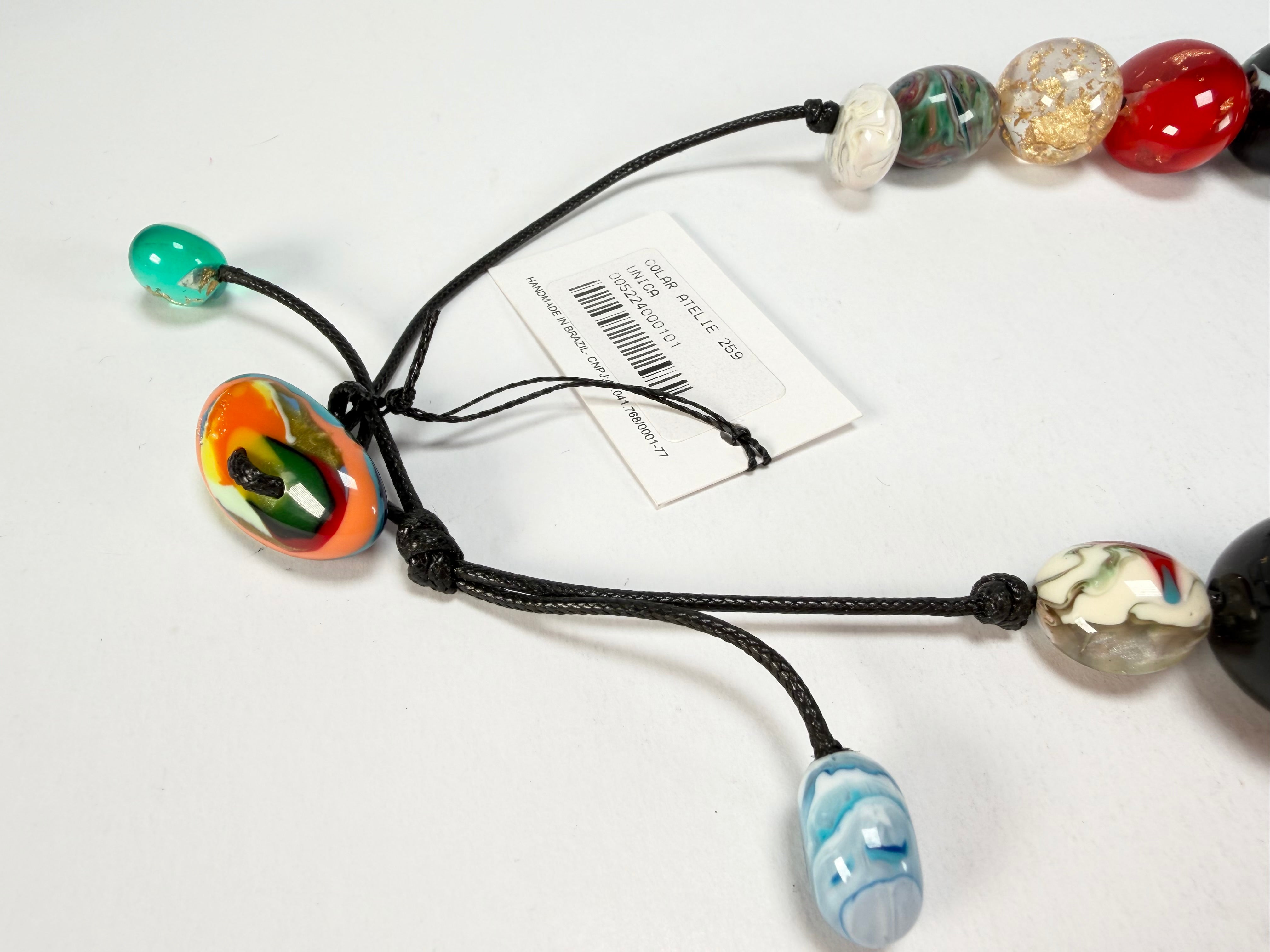 Sobral - Multi-Colour "Pebbles" Studio Creation Resin Necklace ( 000000 )