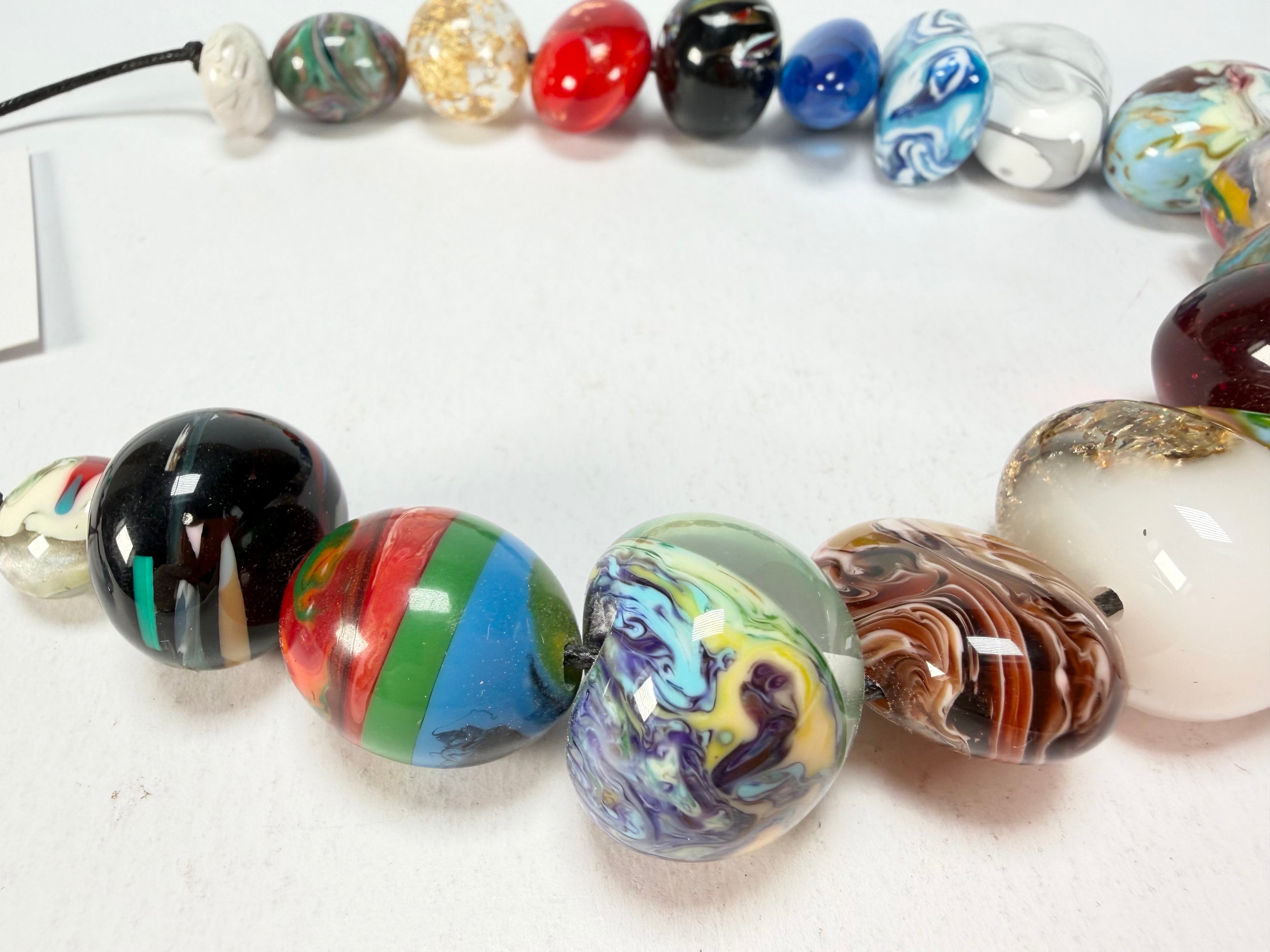 Sobral - Multi-Colour "Pebbles" Studio Creation Resin Necklace ( 000000 )