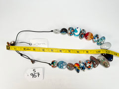 Sobral - Multi-Colour "Pebbles" Studio Creation Resin Necklace ( 000000 )
