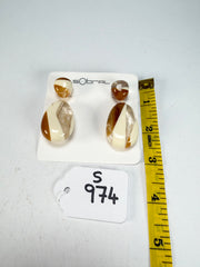 Sobral - Memphis "Petrolina" Resin Earrings ( 005498 )