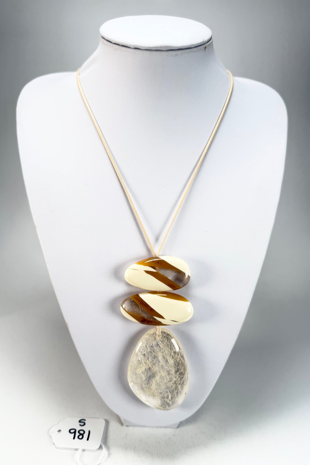 Sobral - Memphis "Ancestral" Resin Necklace ( 005027 )