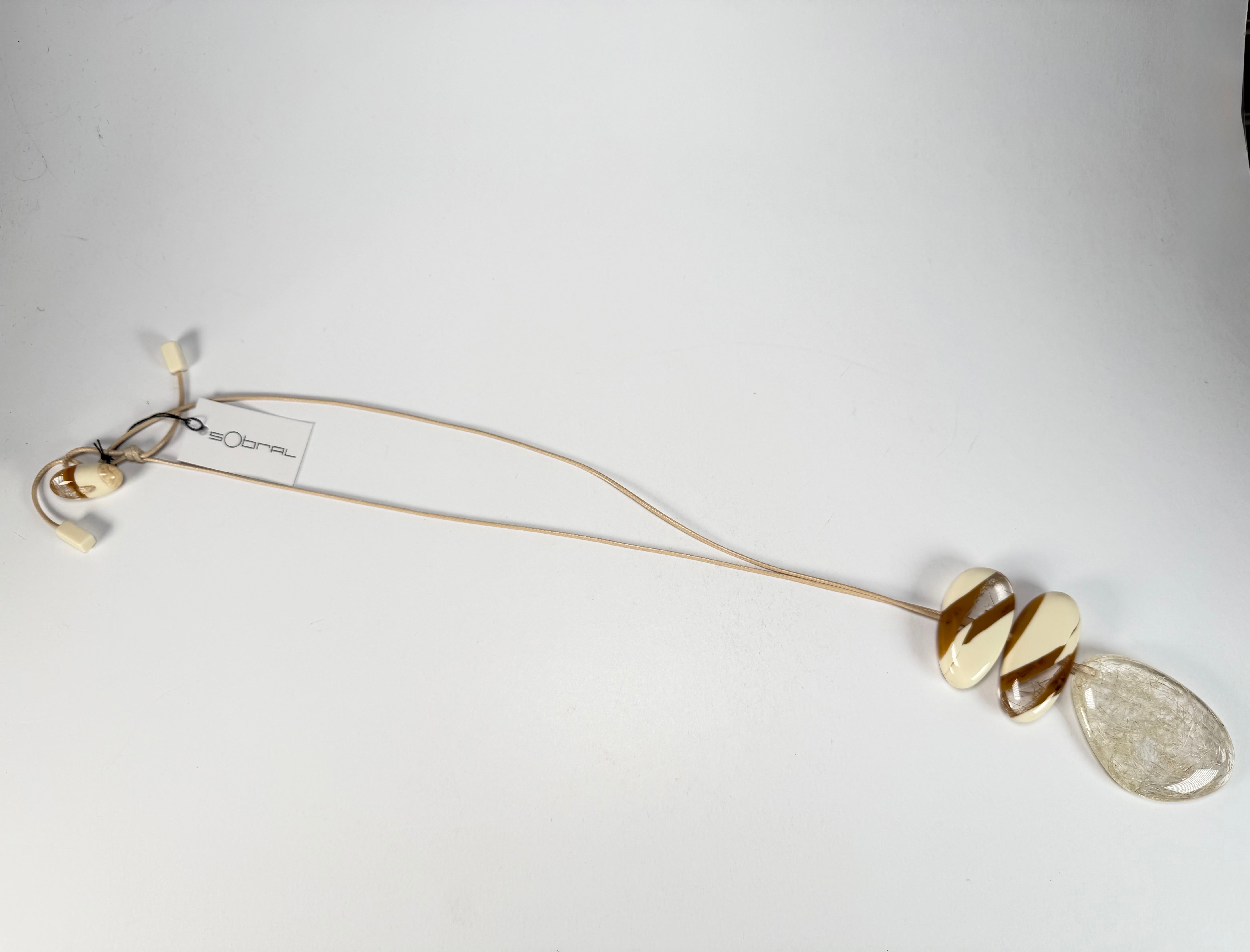 Sobral - Memphis "Ancestral" Resin Necklace ( 005027 )