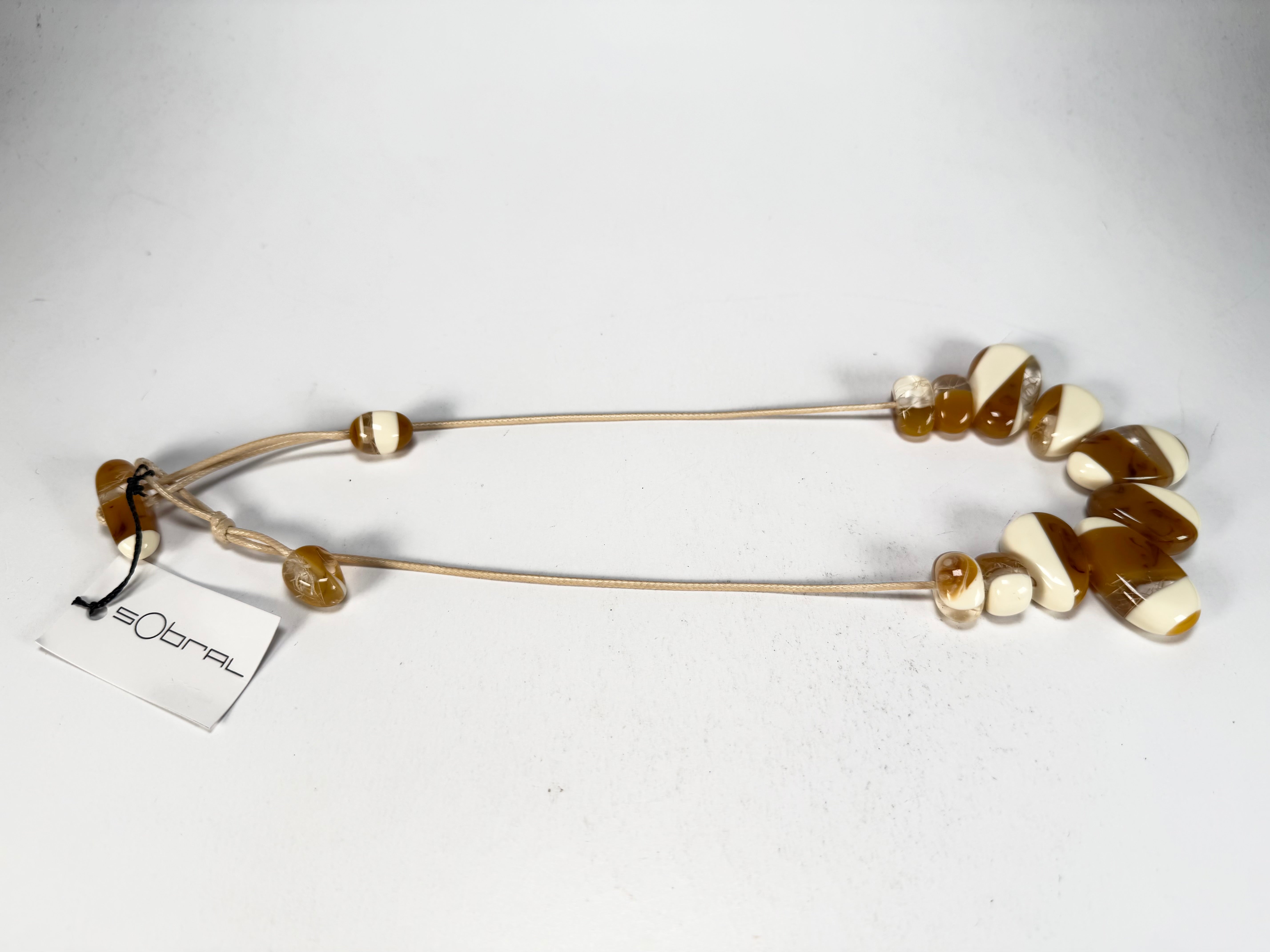 Sobral - Memphis "Atelie" Studio Creation Resin Necklace ( 000000 )