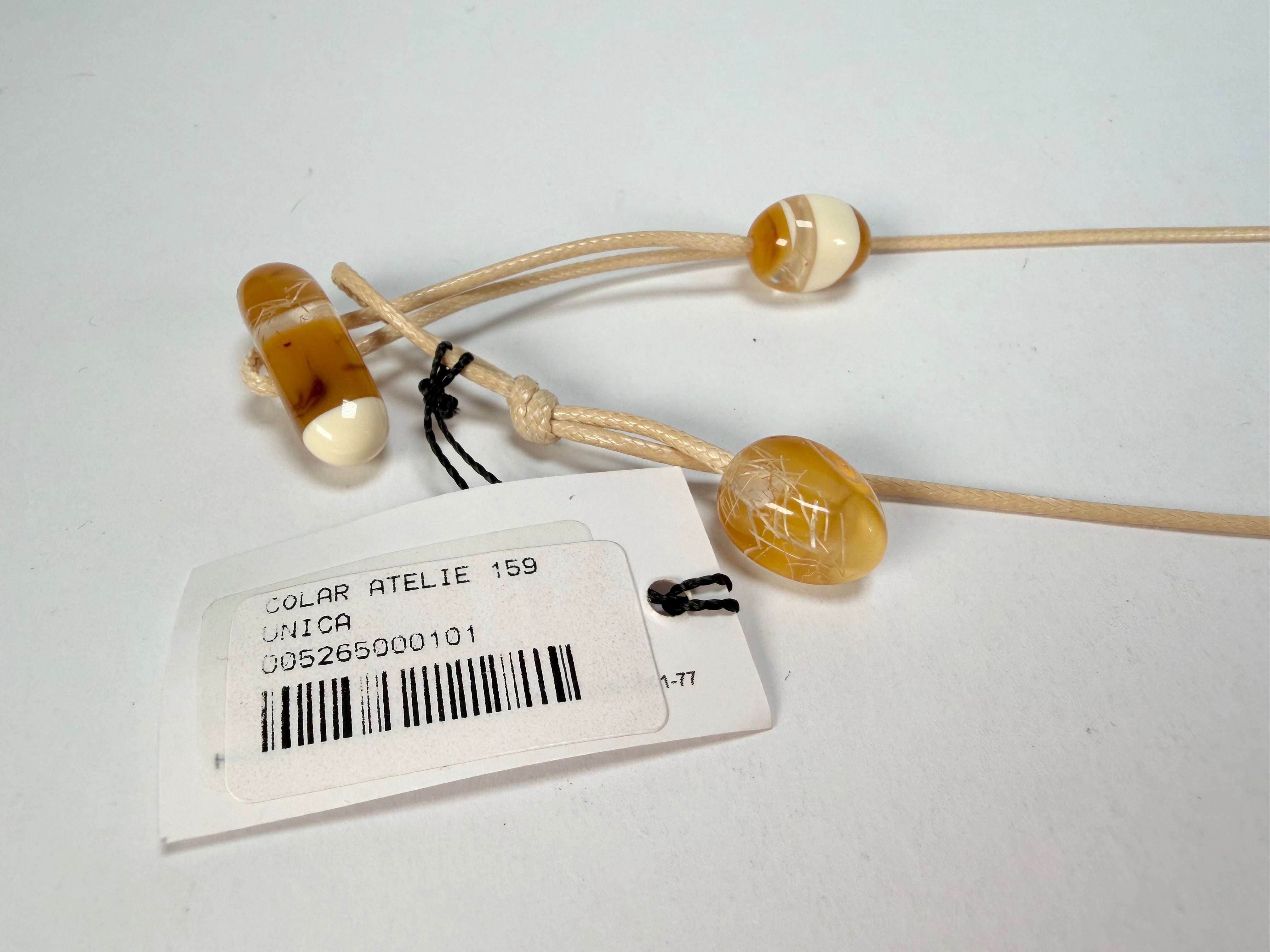 Sobral - Memphis "Atelie" Studio Creation Resin Necklace ( 000000 )