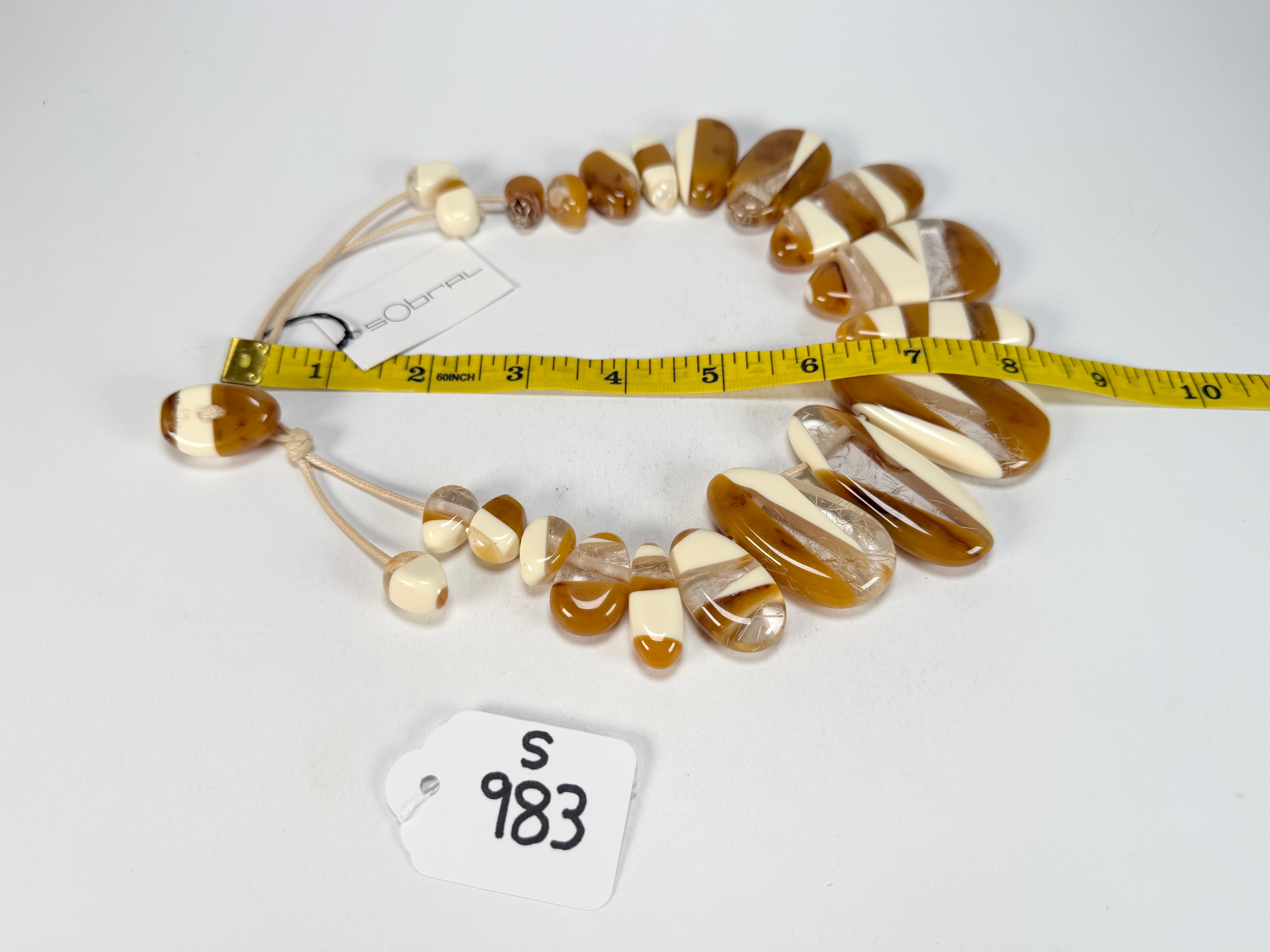 Sobral - Memphis "Marou" Resin Necklace ( 005422 )