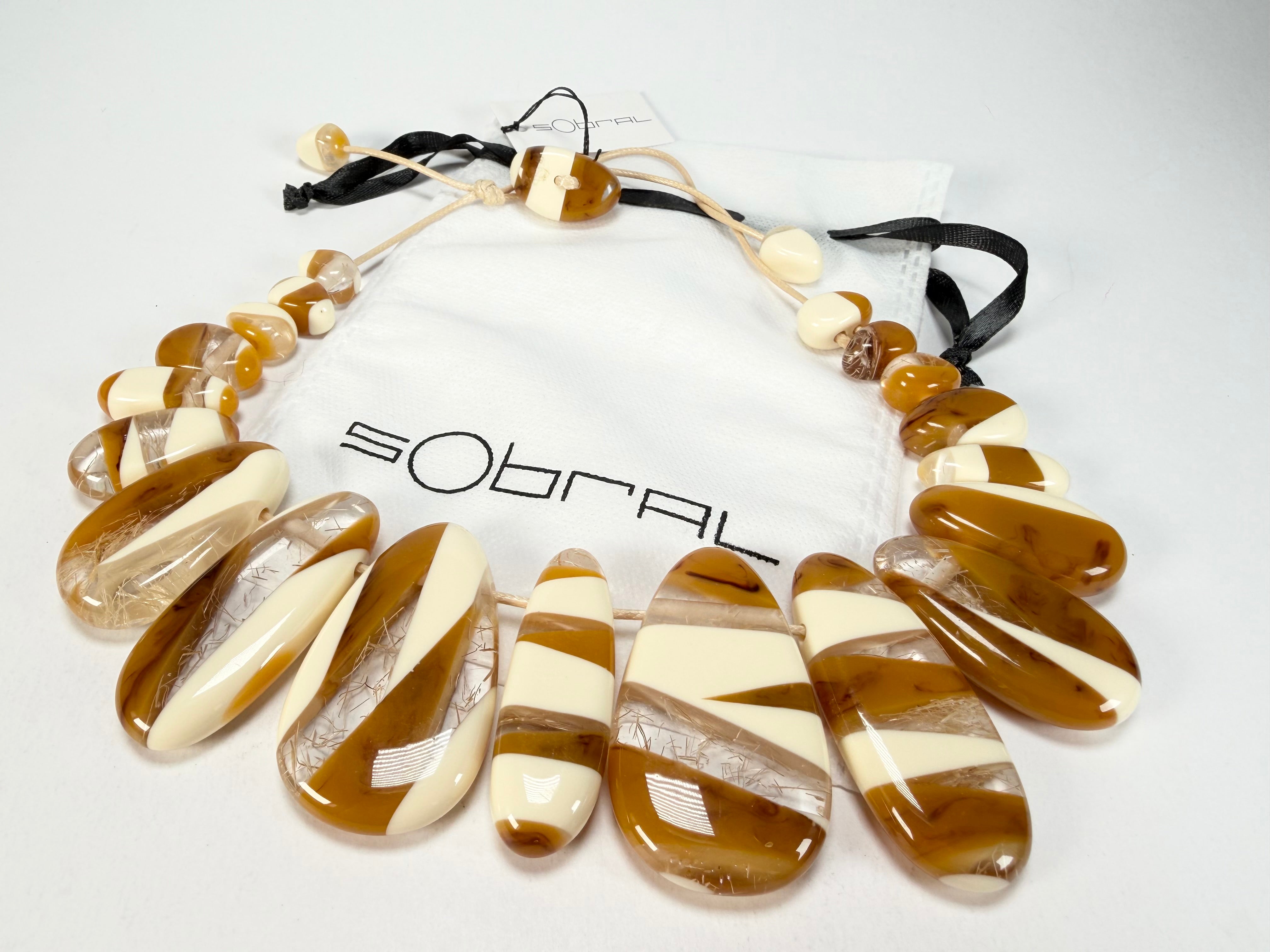 Sobral - Memphis "Marou" Resin Necklace ( 005422 )