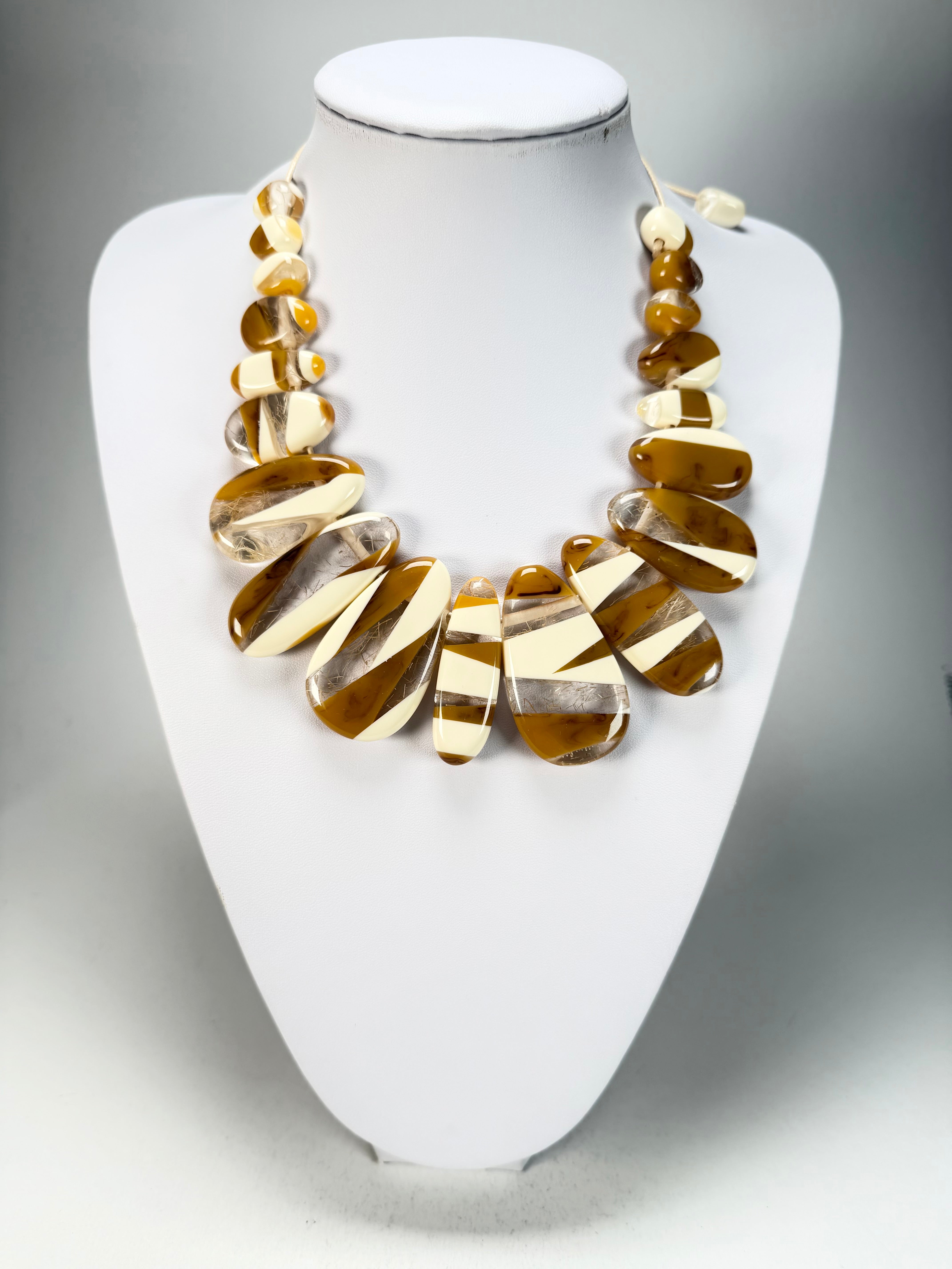 Sobral - Memphis "Marou" Resin Necklace ( 005422 )