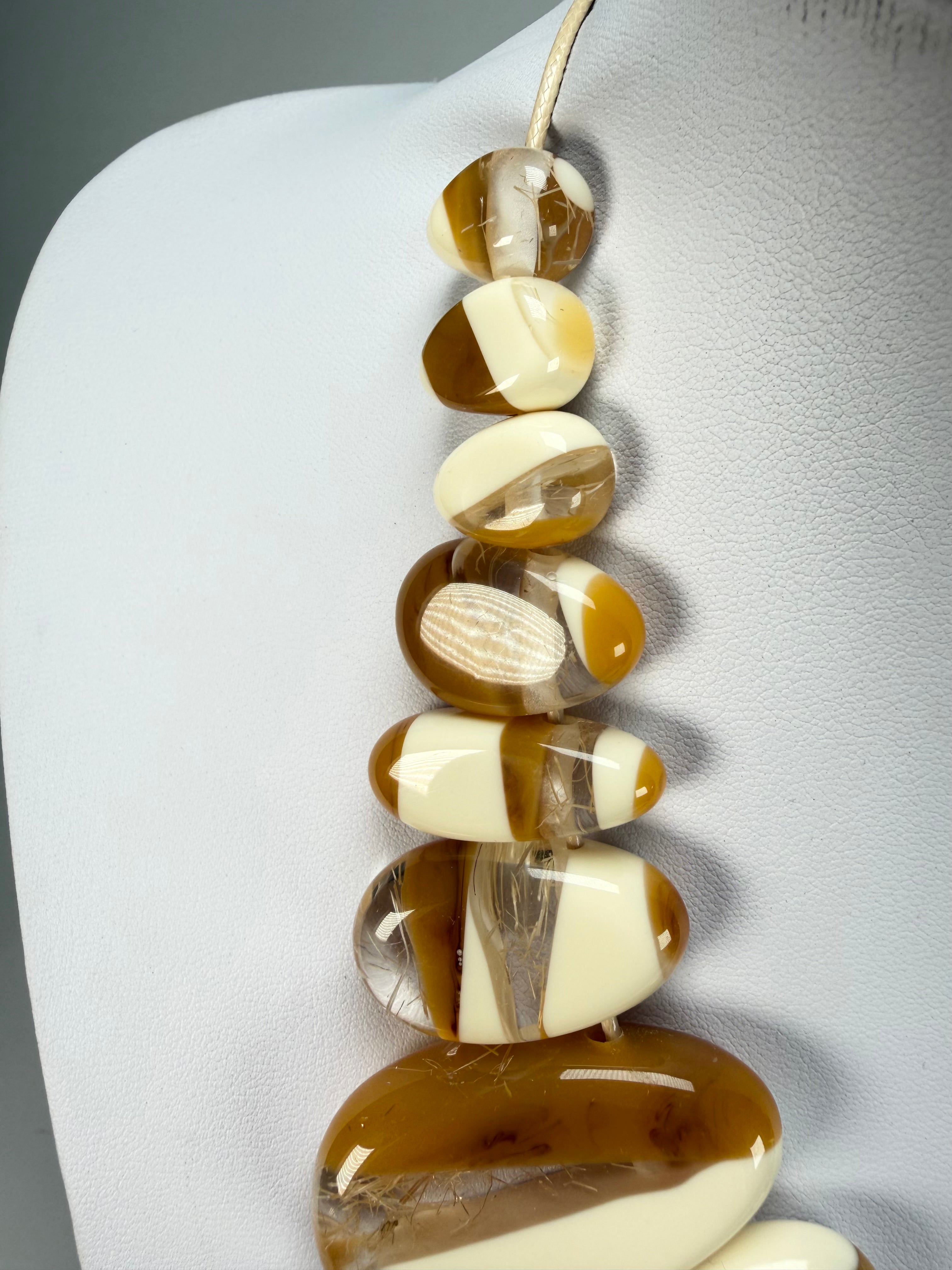 Sobral - Memphis "Marou" Resin Necklace ( 005422 )