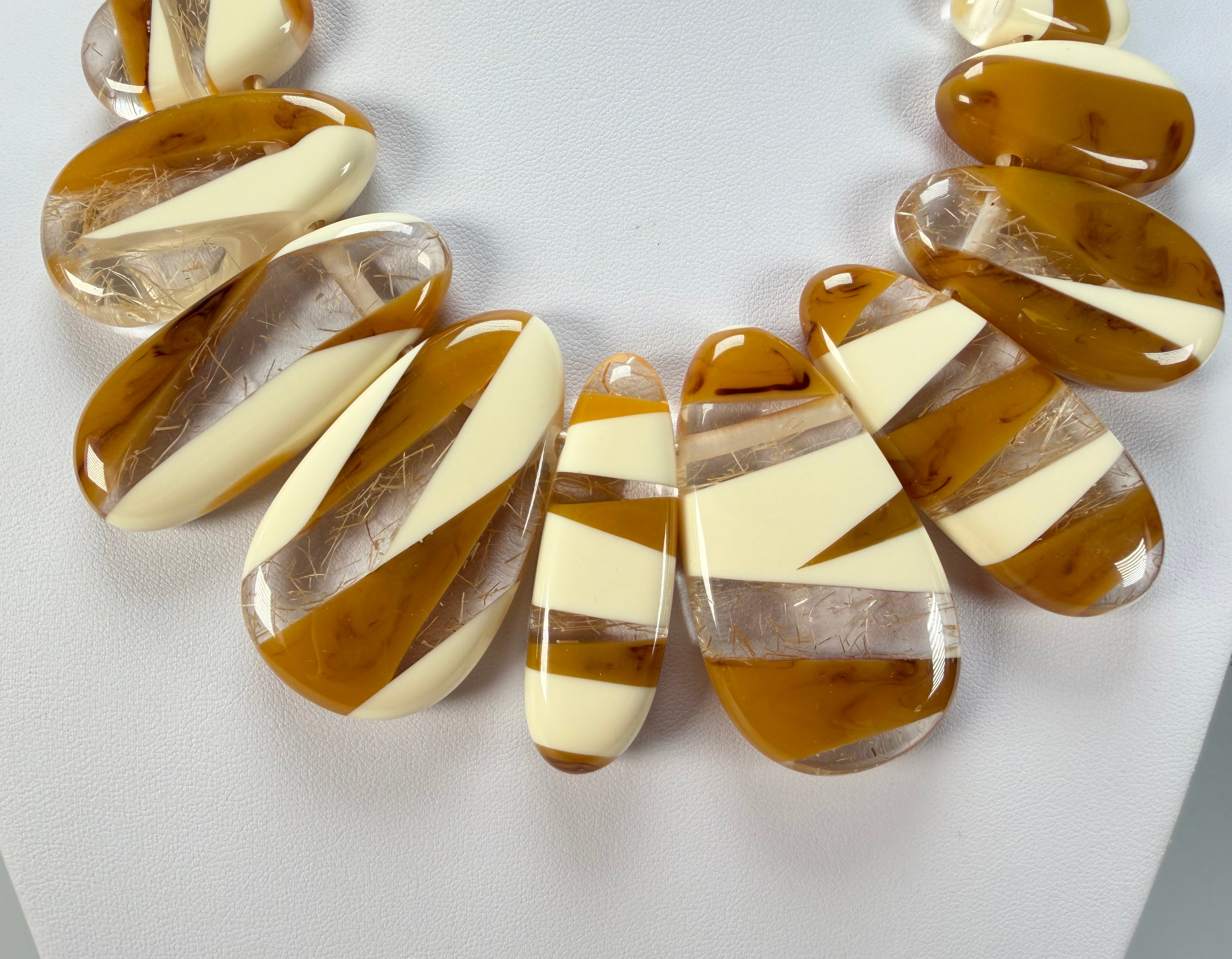 Sobral - Memphis "Marou" Resin Necklace ( 005422 )