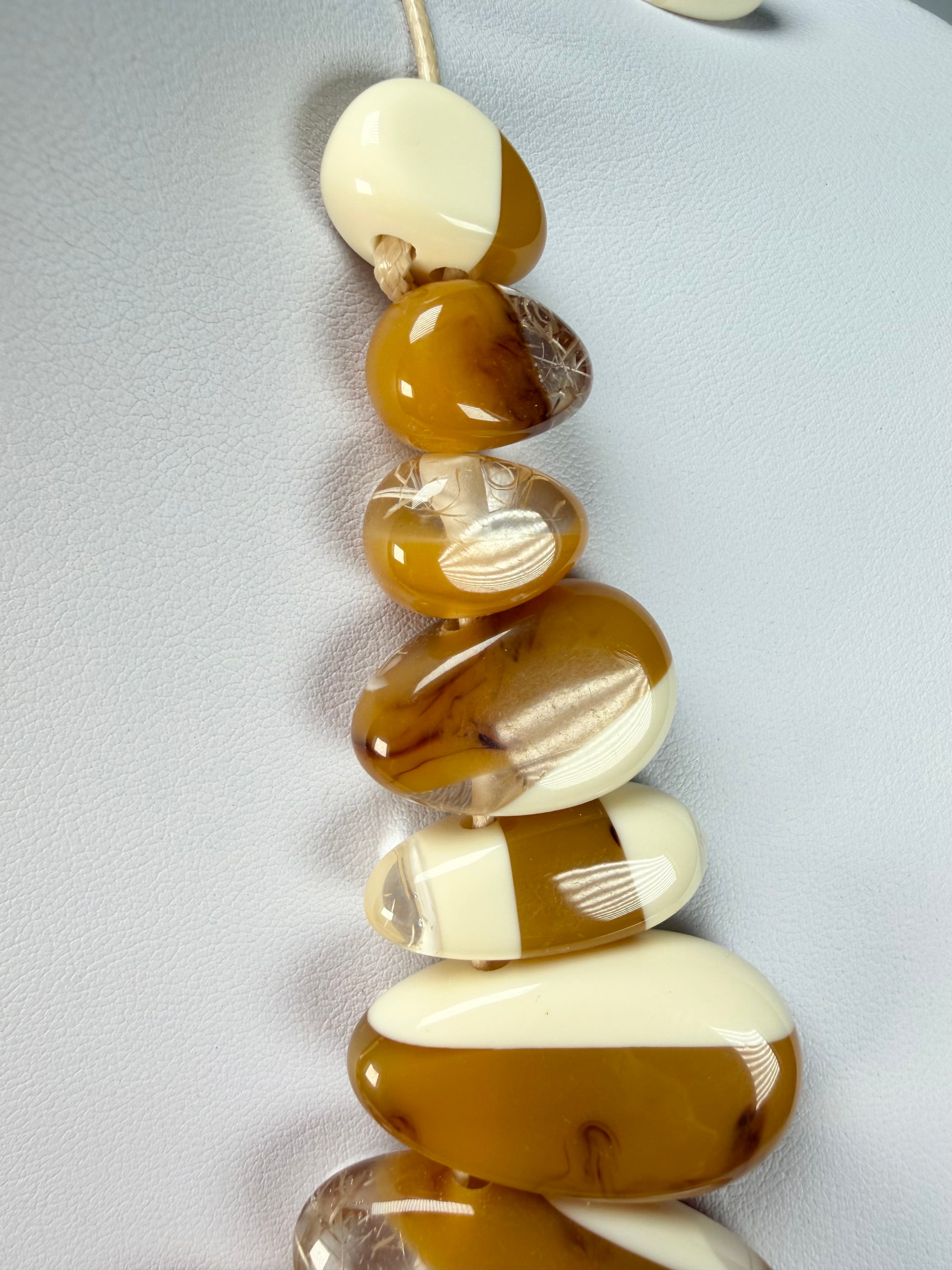 Sobral - Memphis "Marou" Resin Necklace ( 005422 )