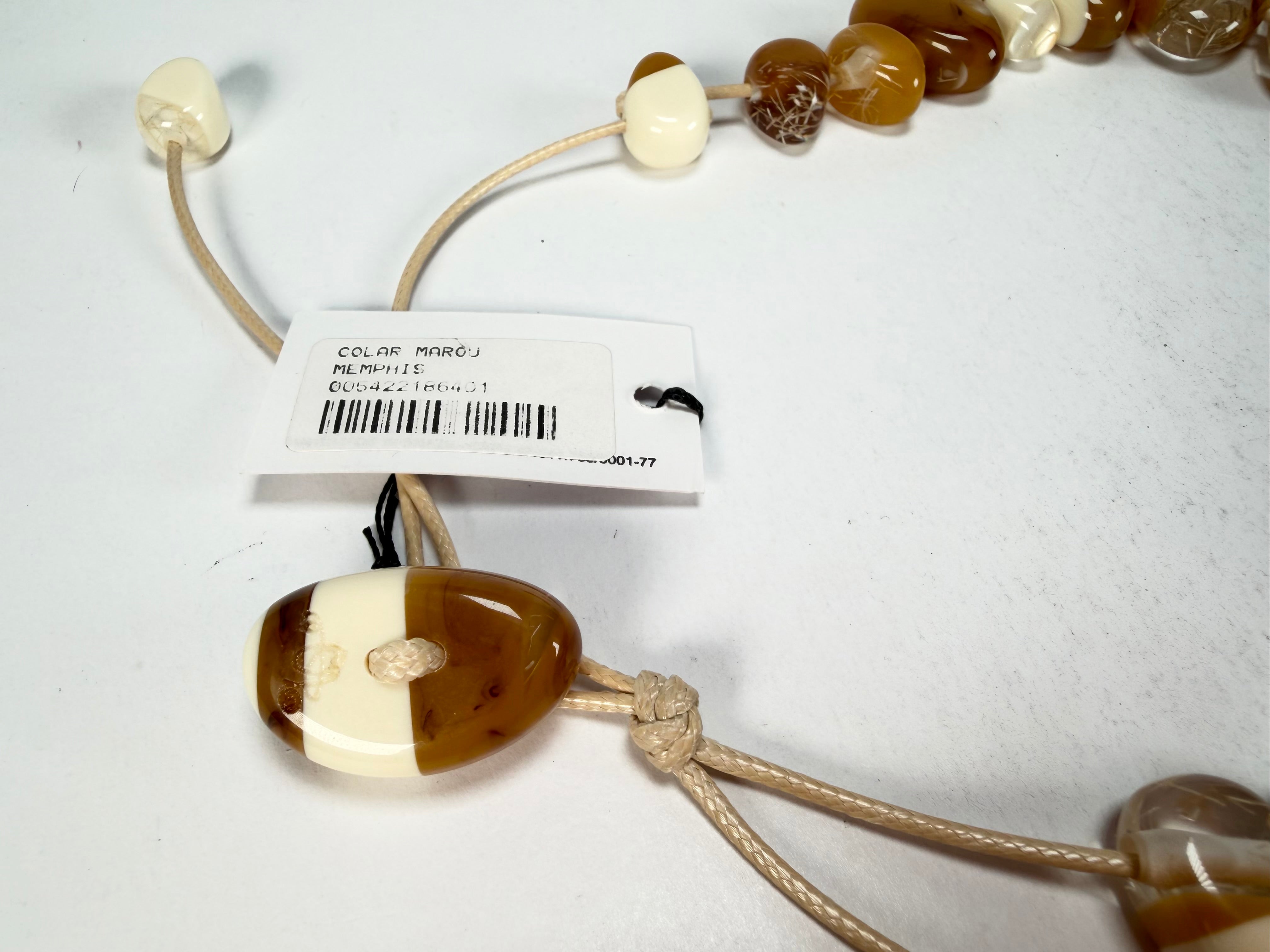 Sobral - Memphis "Marou" Resin Necklace ( 005422 )
