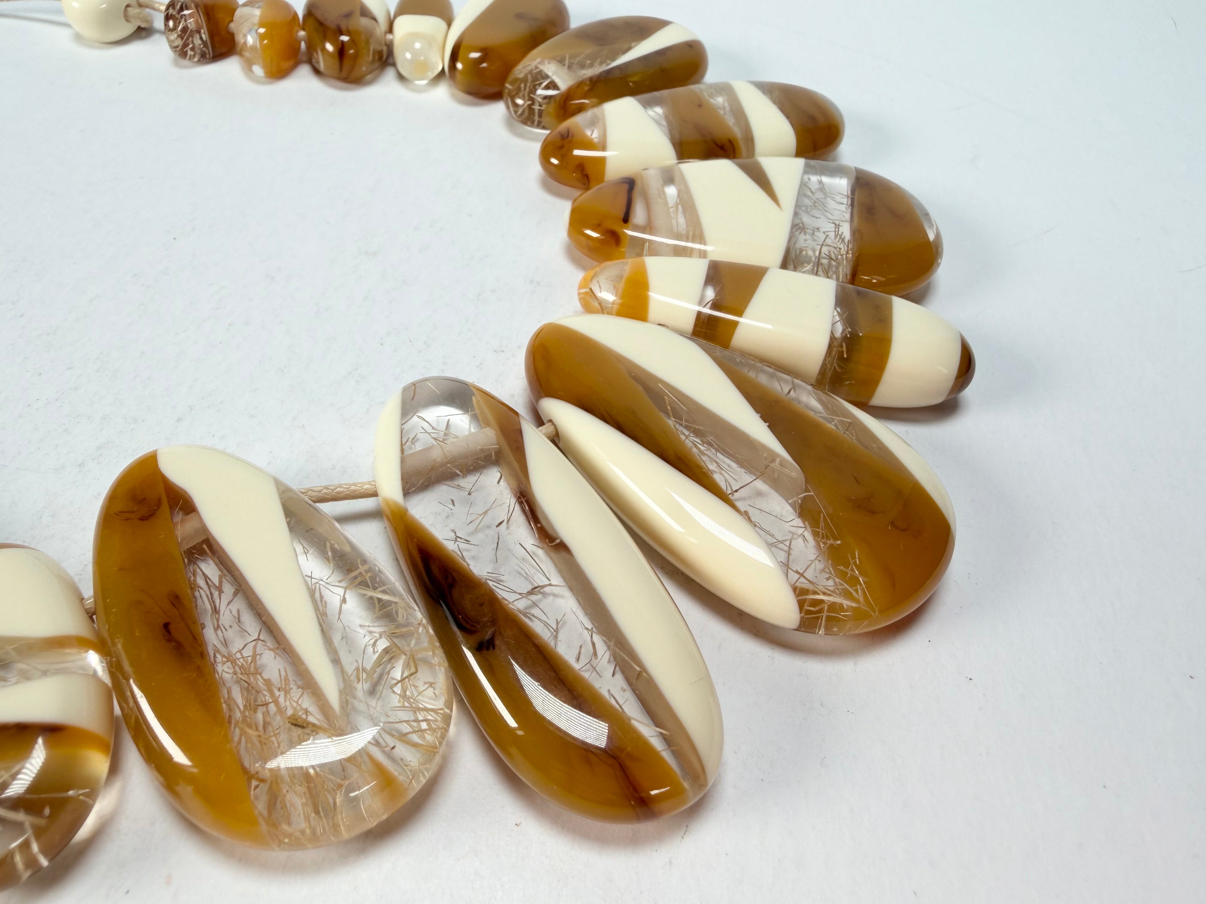 Sobral - Memphis "Marou" Resin Necklace ( 005422 )