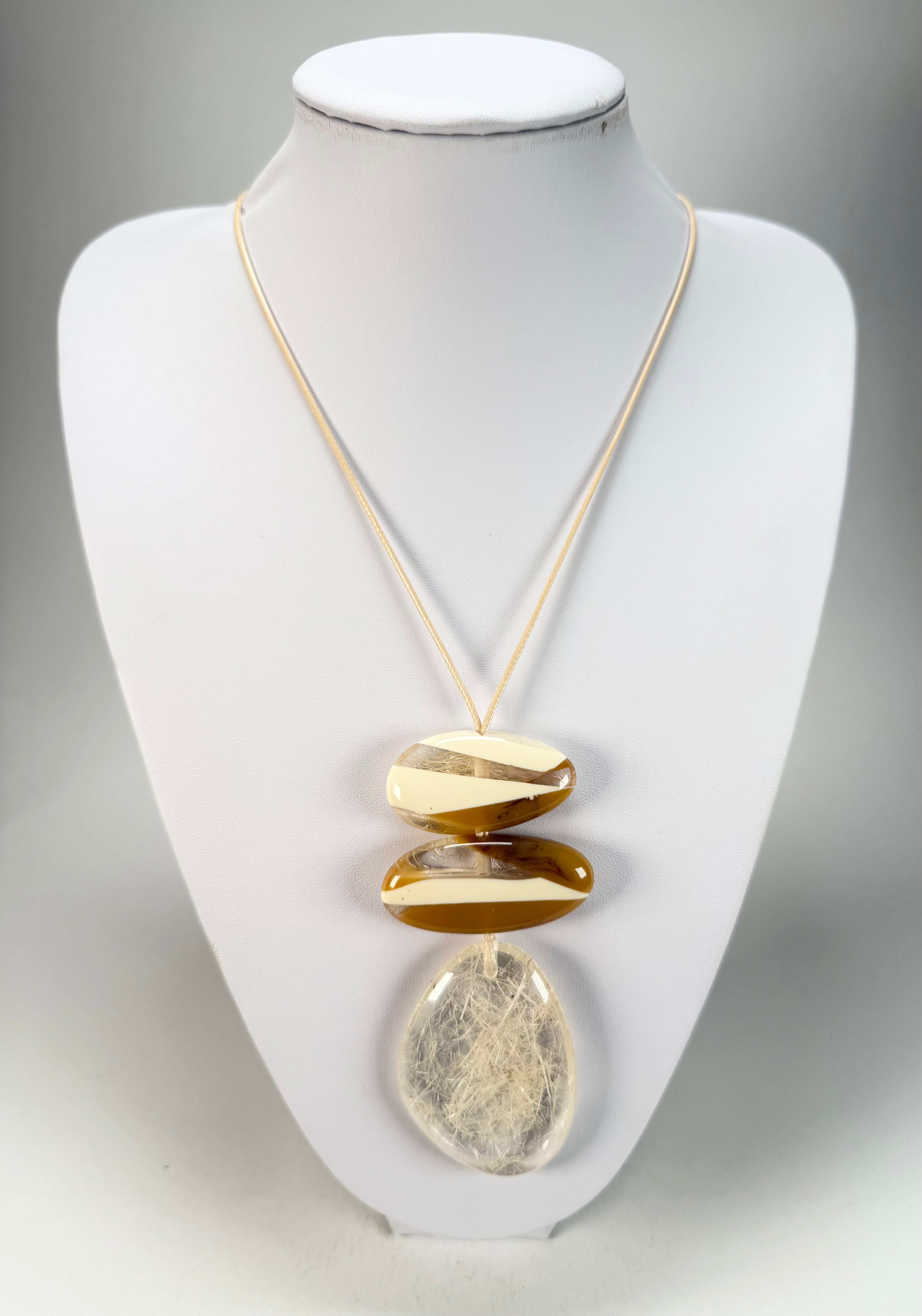 Sobral - Memphis "Ancestral" Resin Necklace ( 005027 )