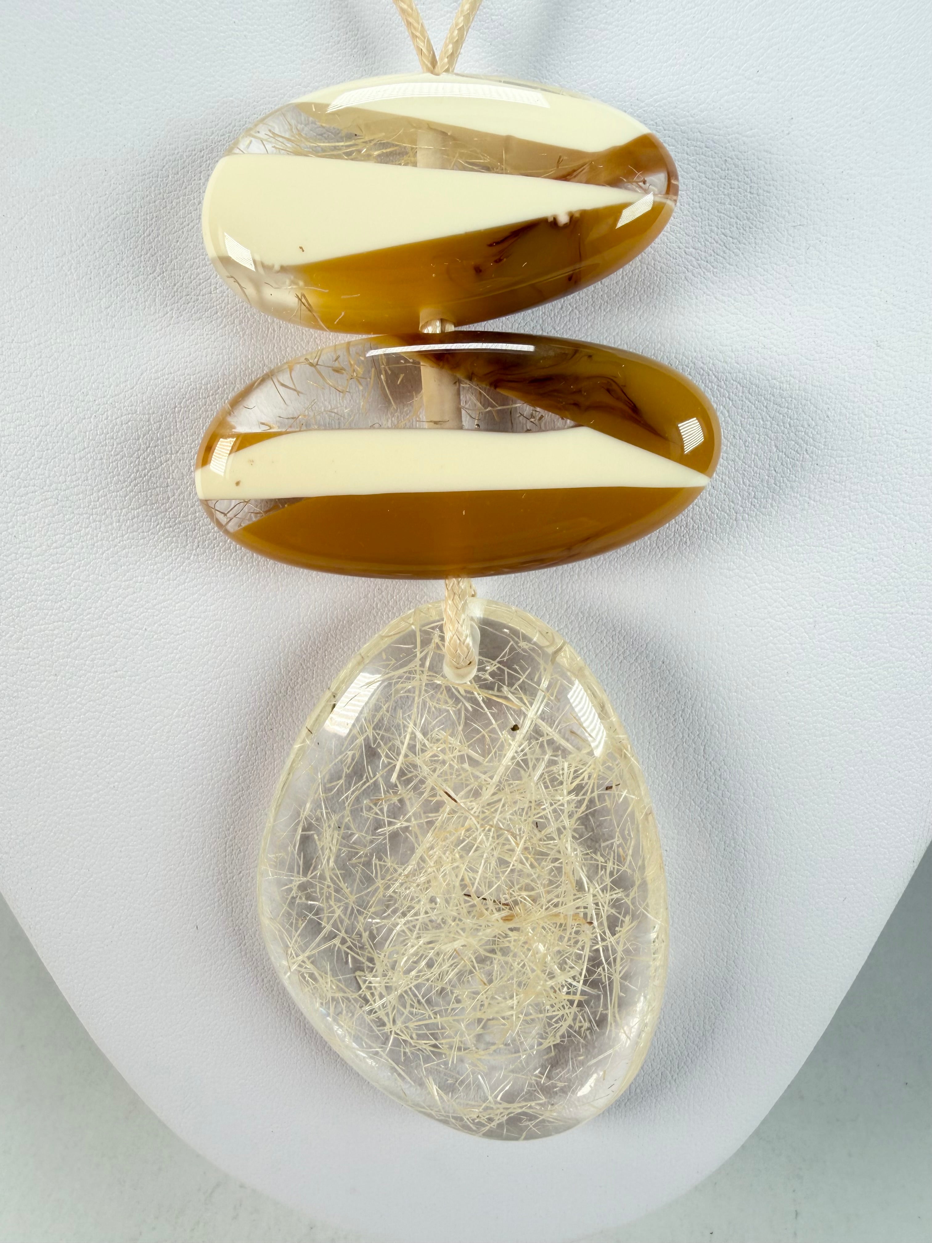 Sobral - Memphis "Ancestral" Resin Necklace ( 005027 )