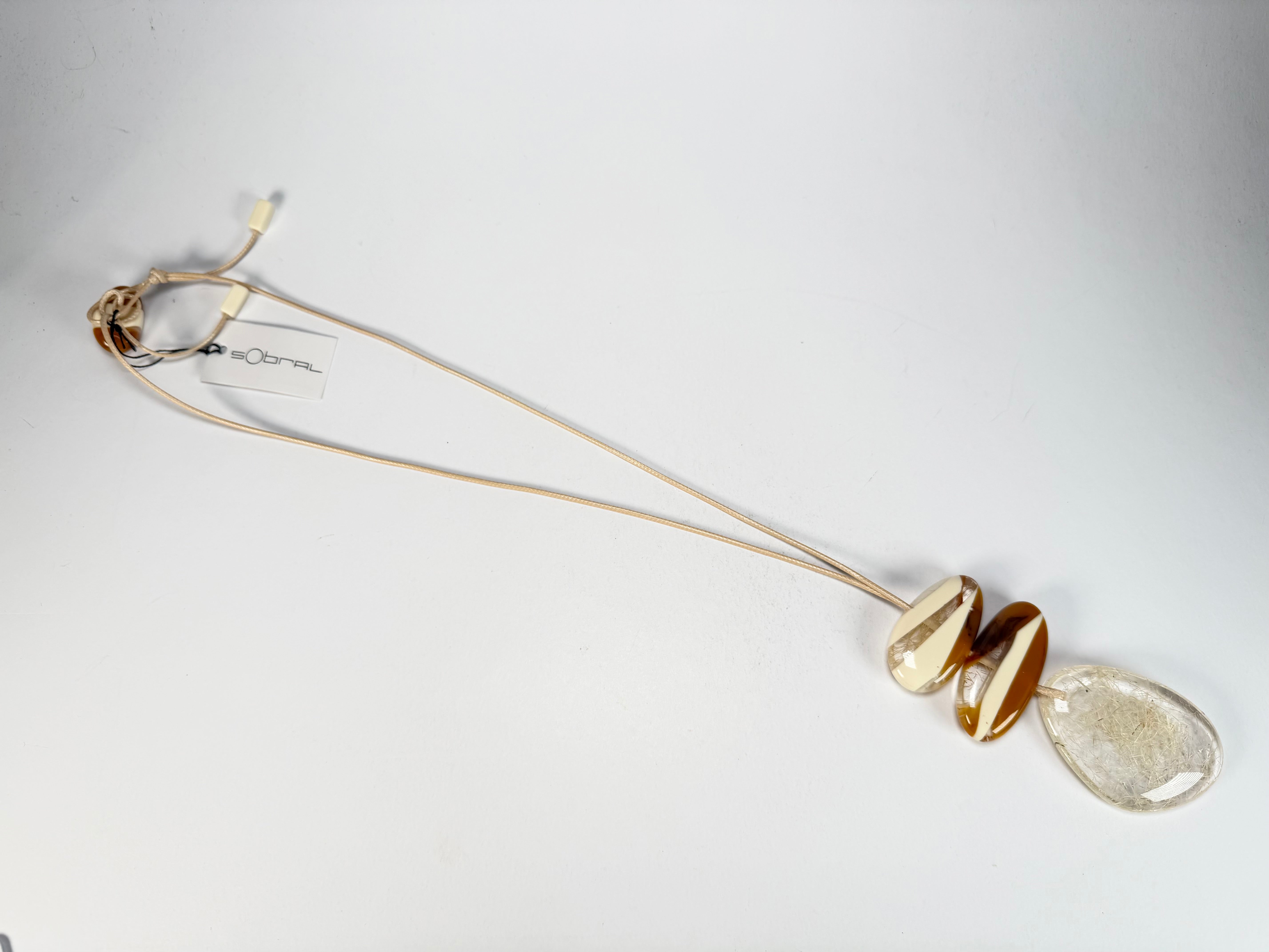 Sobral - Memphis "Ancestral" Resin Necklace ( 005027 )