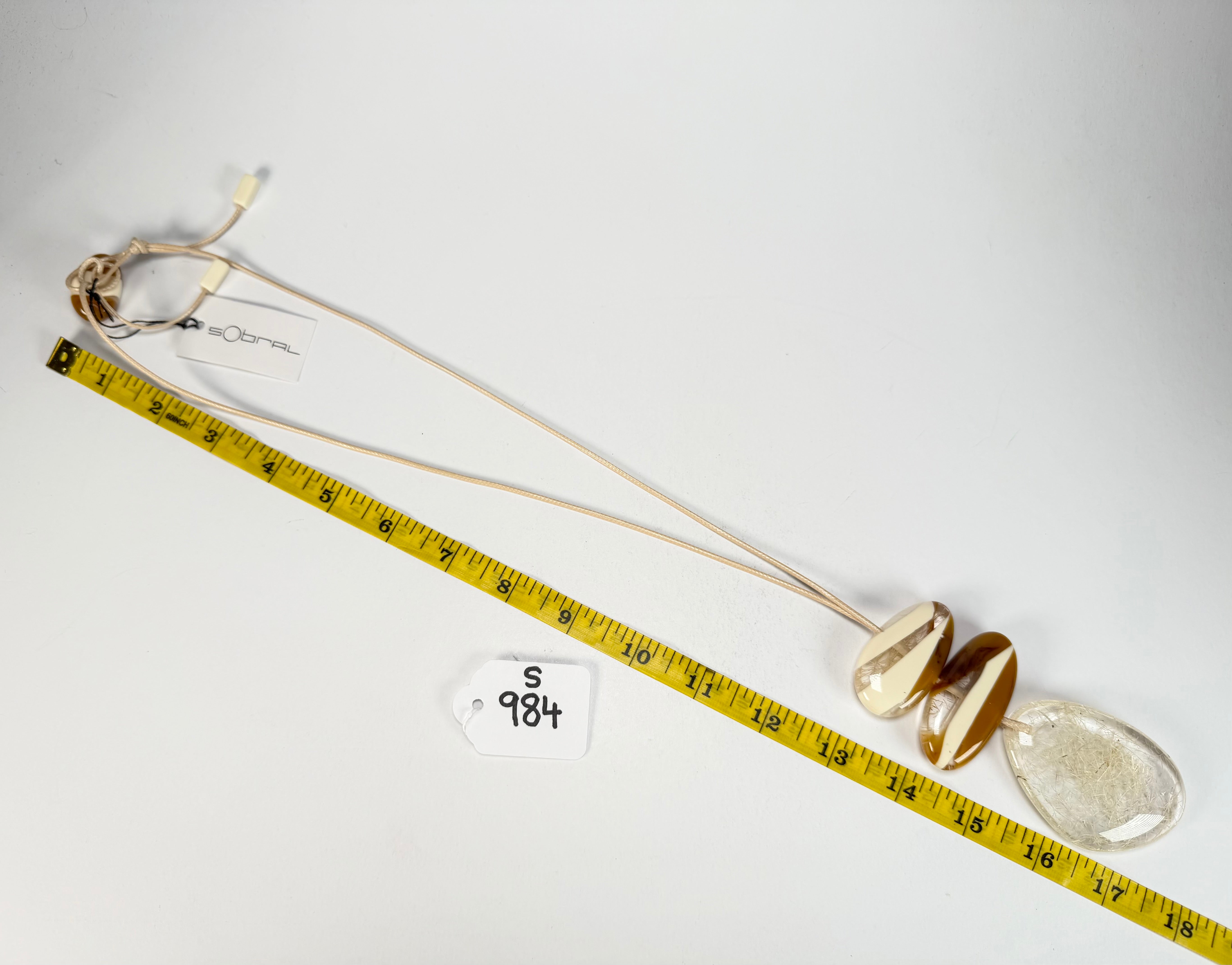 Sobral - Memphis "Ancestral" Resin Necklace ( 005027 )
