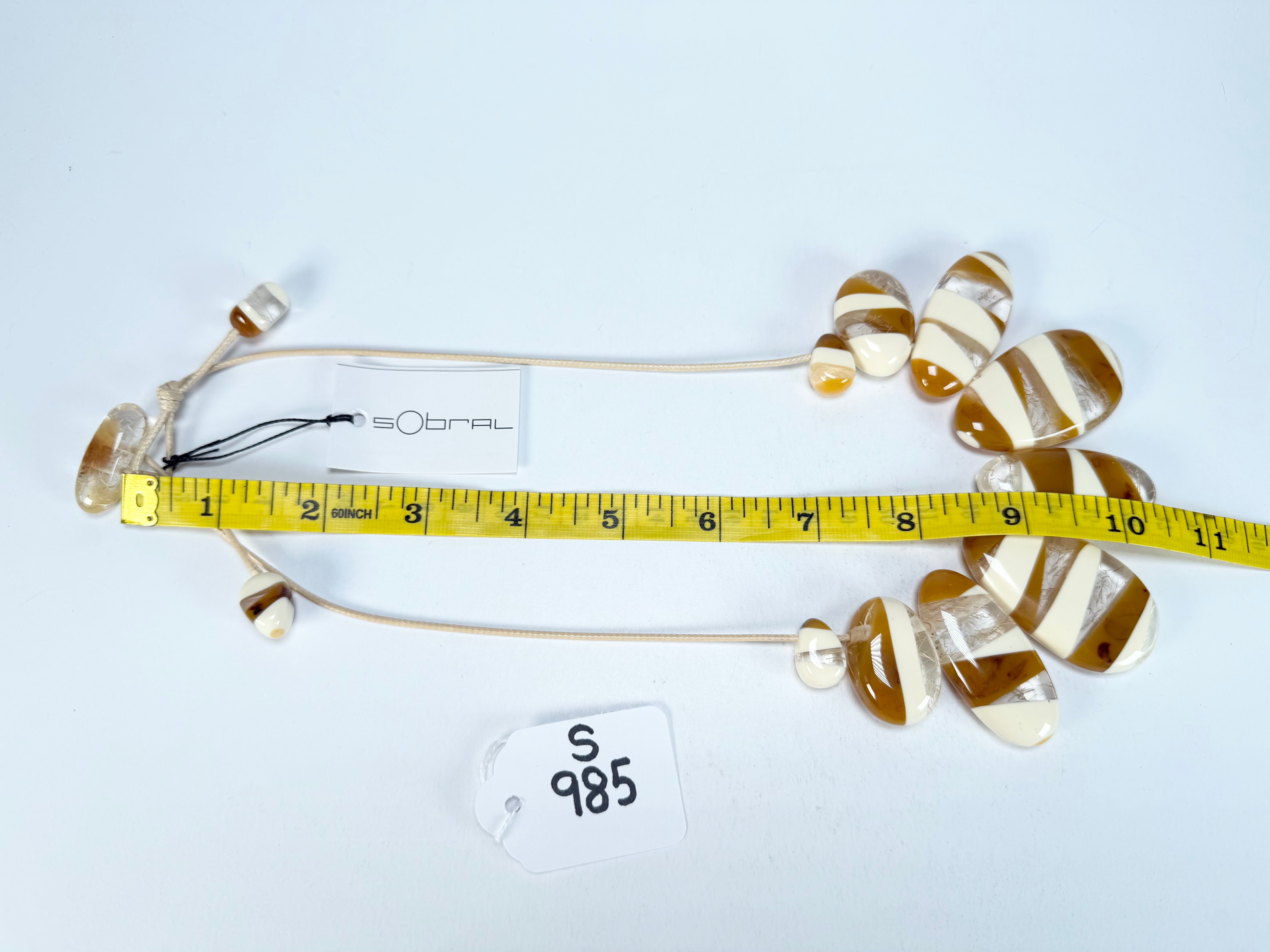 Sobral - Memphis "Atelie" Studio Creation Resin Necklace ( 000000 )