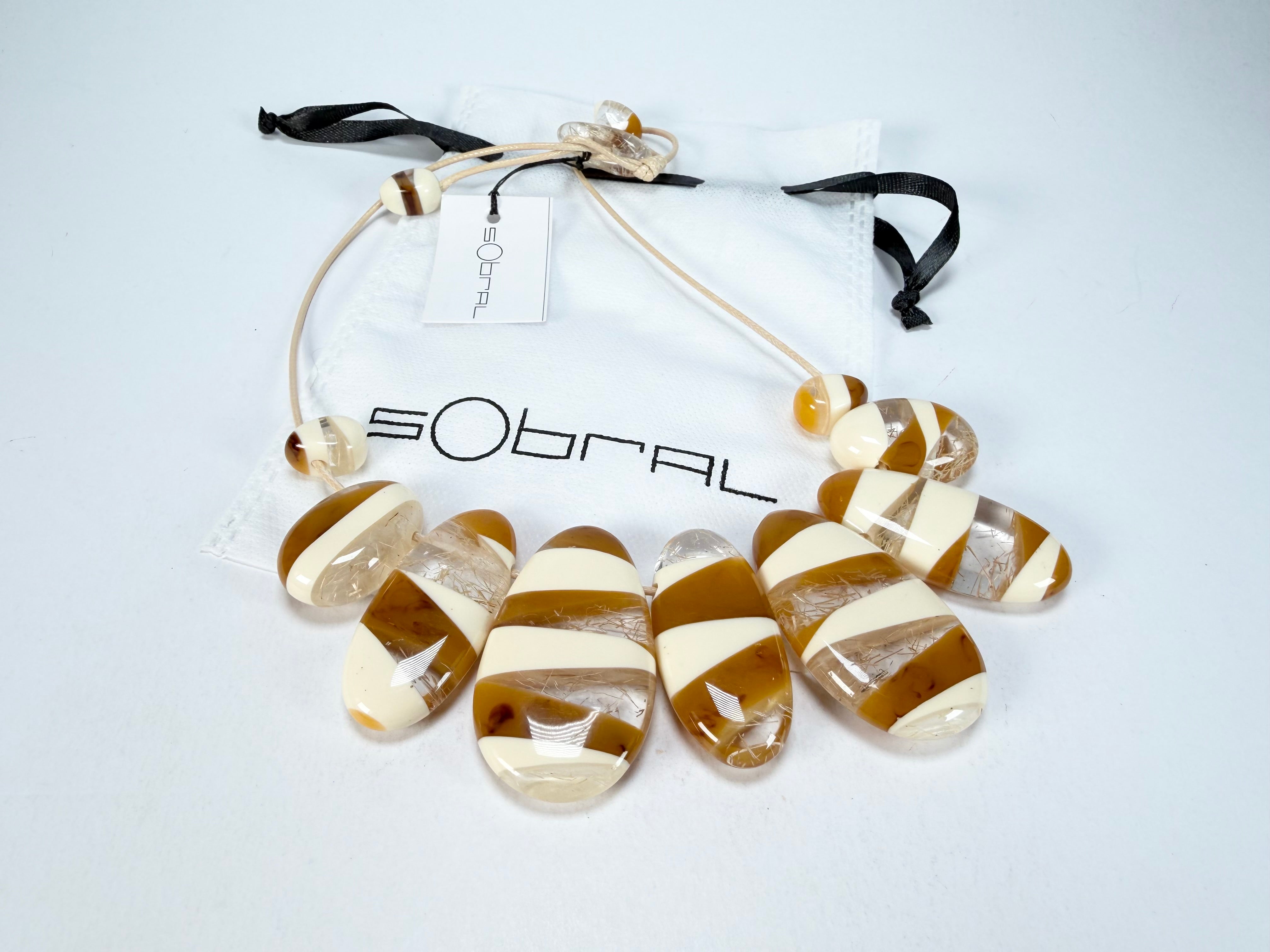 Sobral - Memphis "Atelie" Studio Creation Resin Necklace ( 000000 )