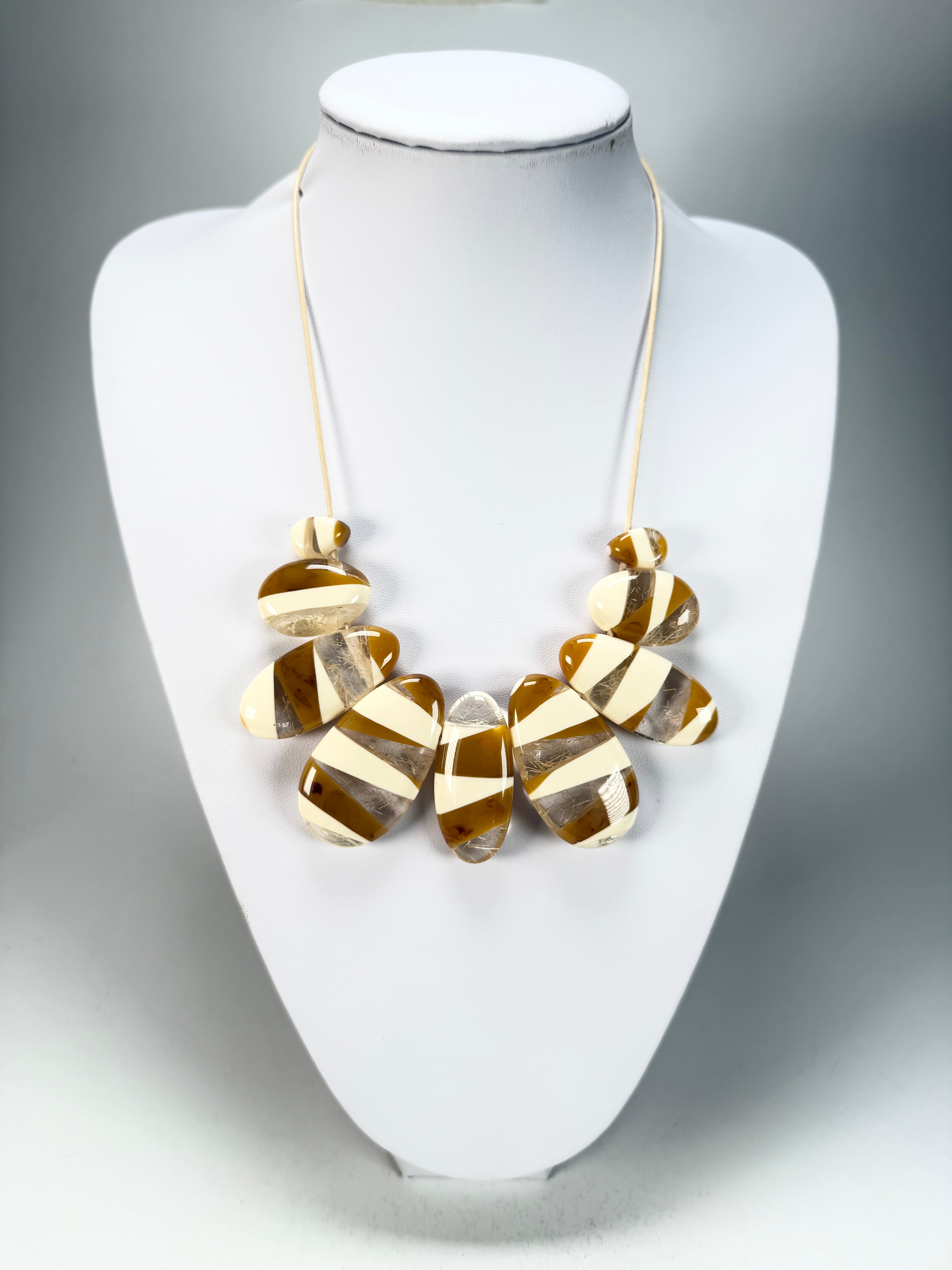 Sobral - Memphis "Atelie" Studio Creation Resin Necklace ( 000000 )