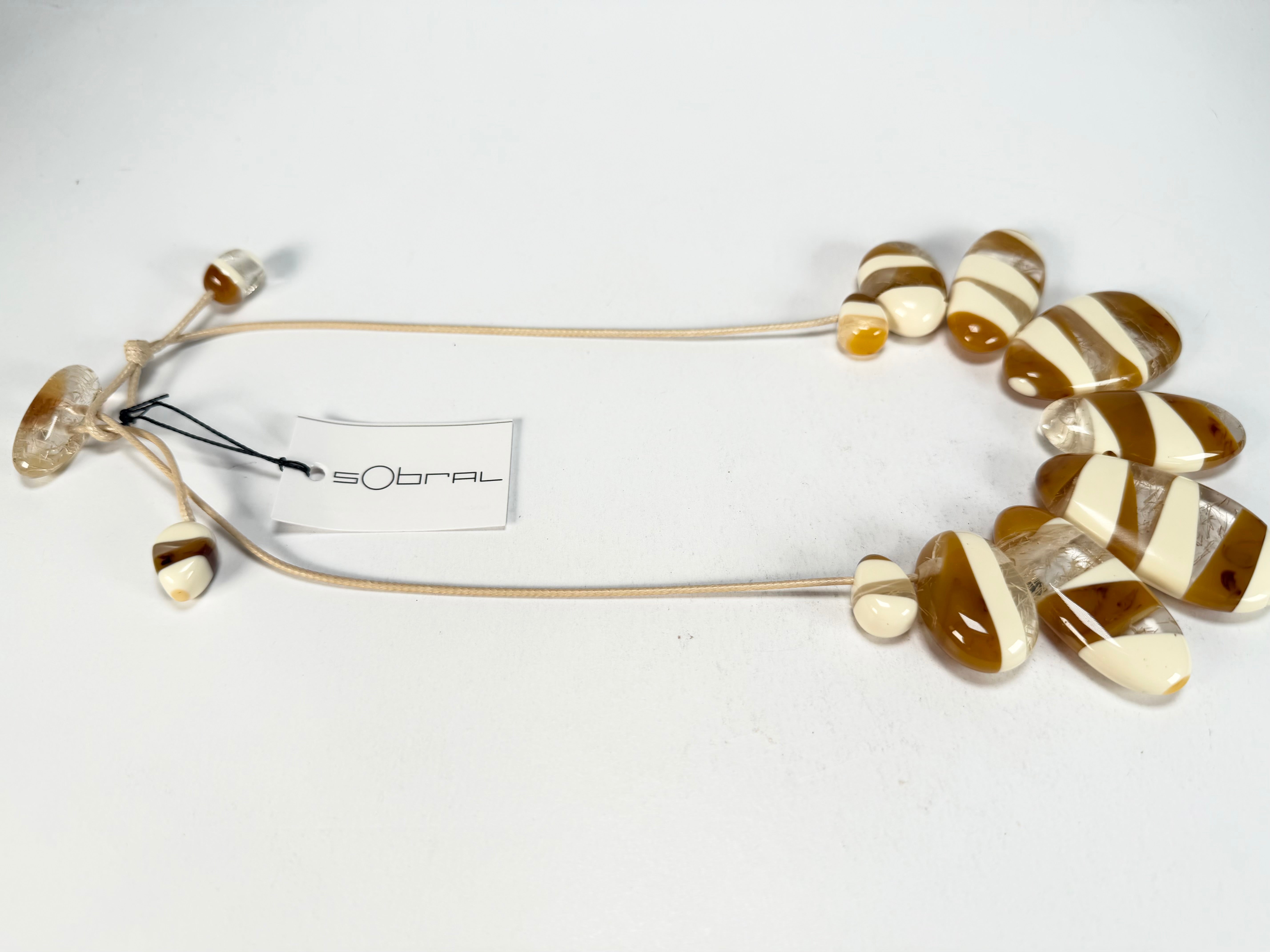 Sobral - Memphis "Atelie" Studio Creation Resin Necklace ( 000000 )