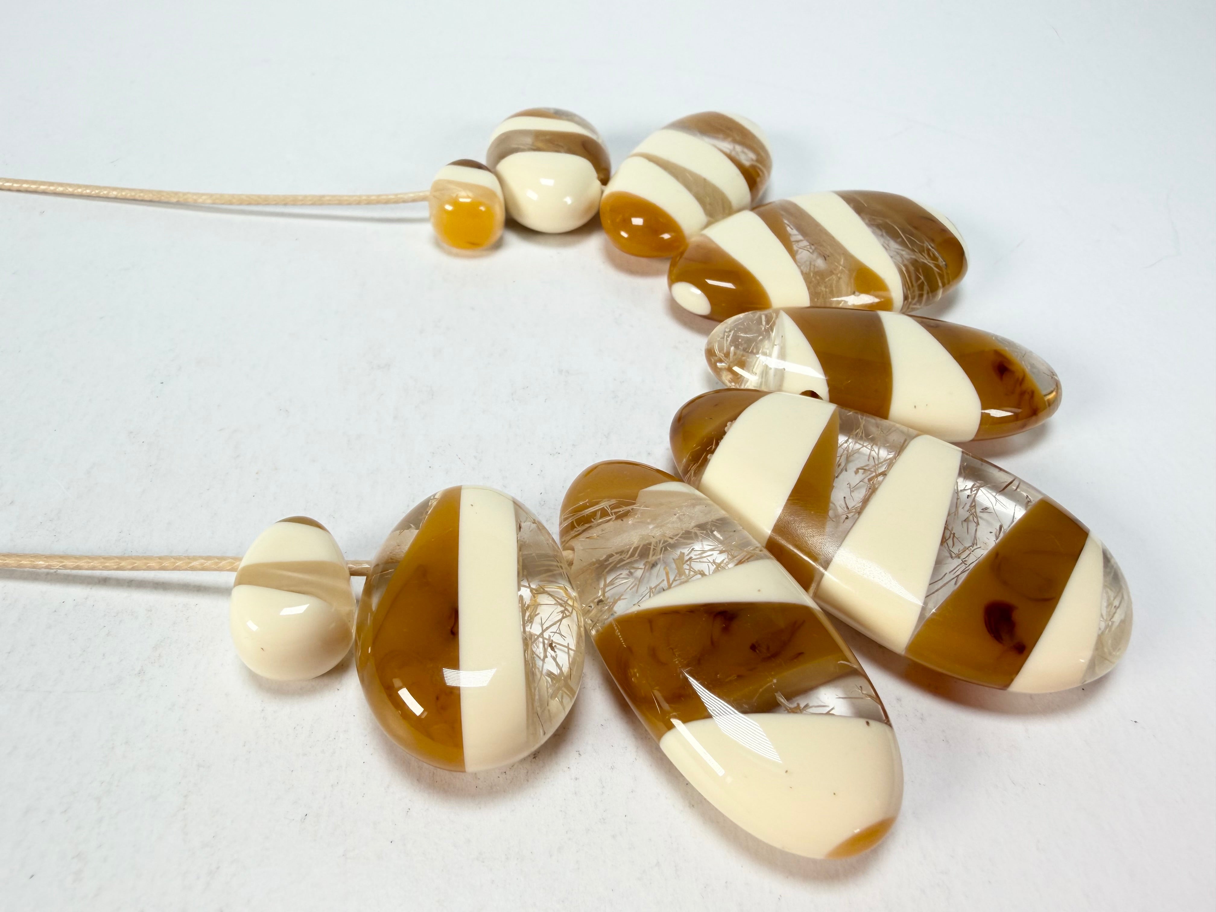 Sobral - Memphis "Atelie" Studio Creation Resin Necklace ( 000000 )