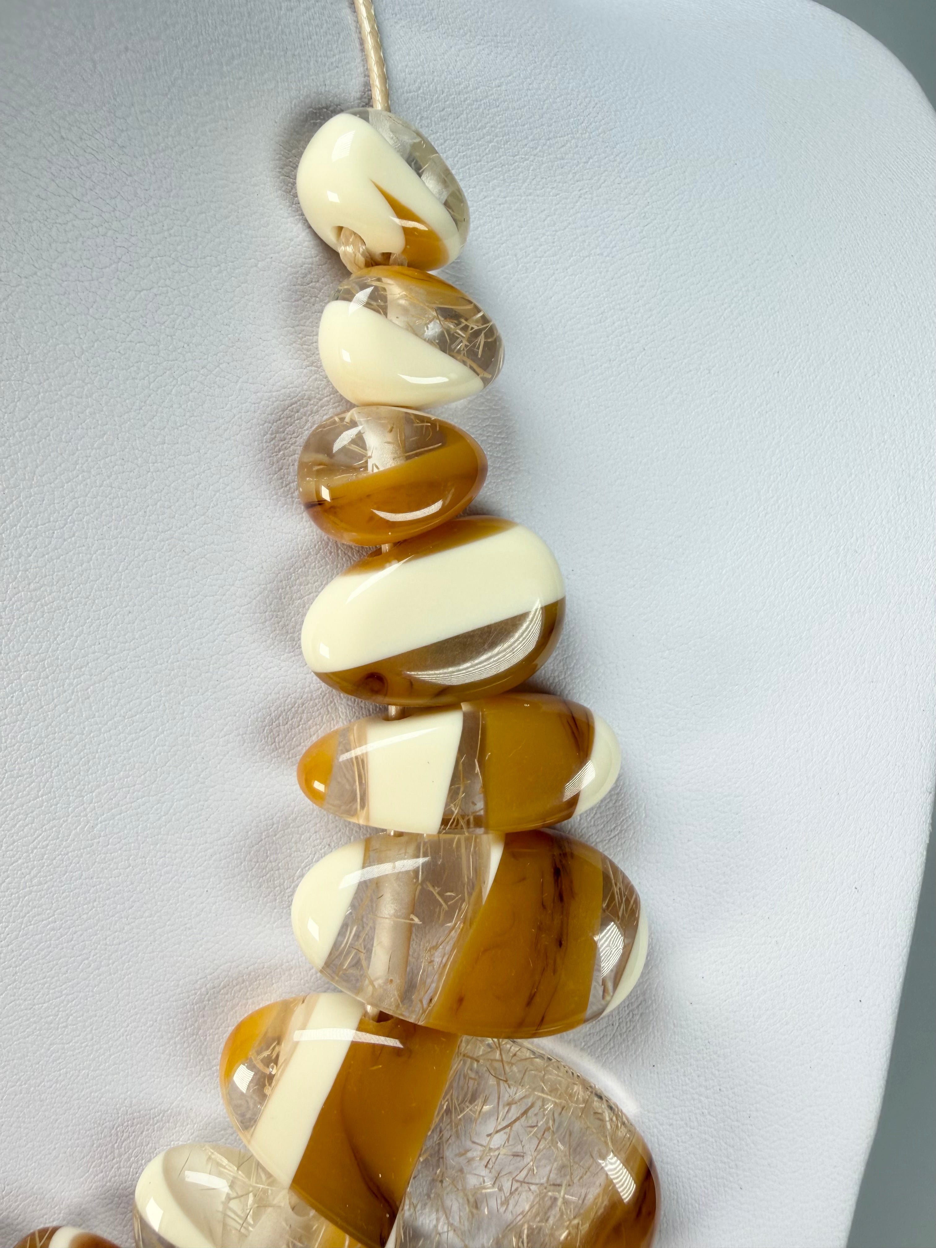 Sobral - Memphis "Marou" Resin Necklace ( 005422 )