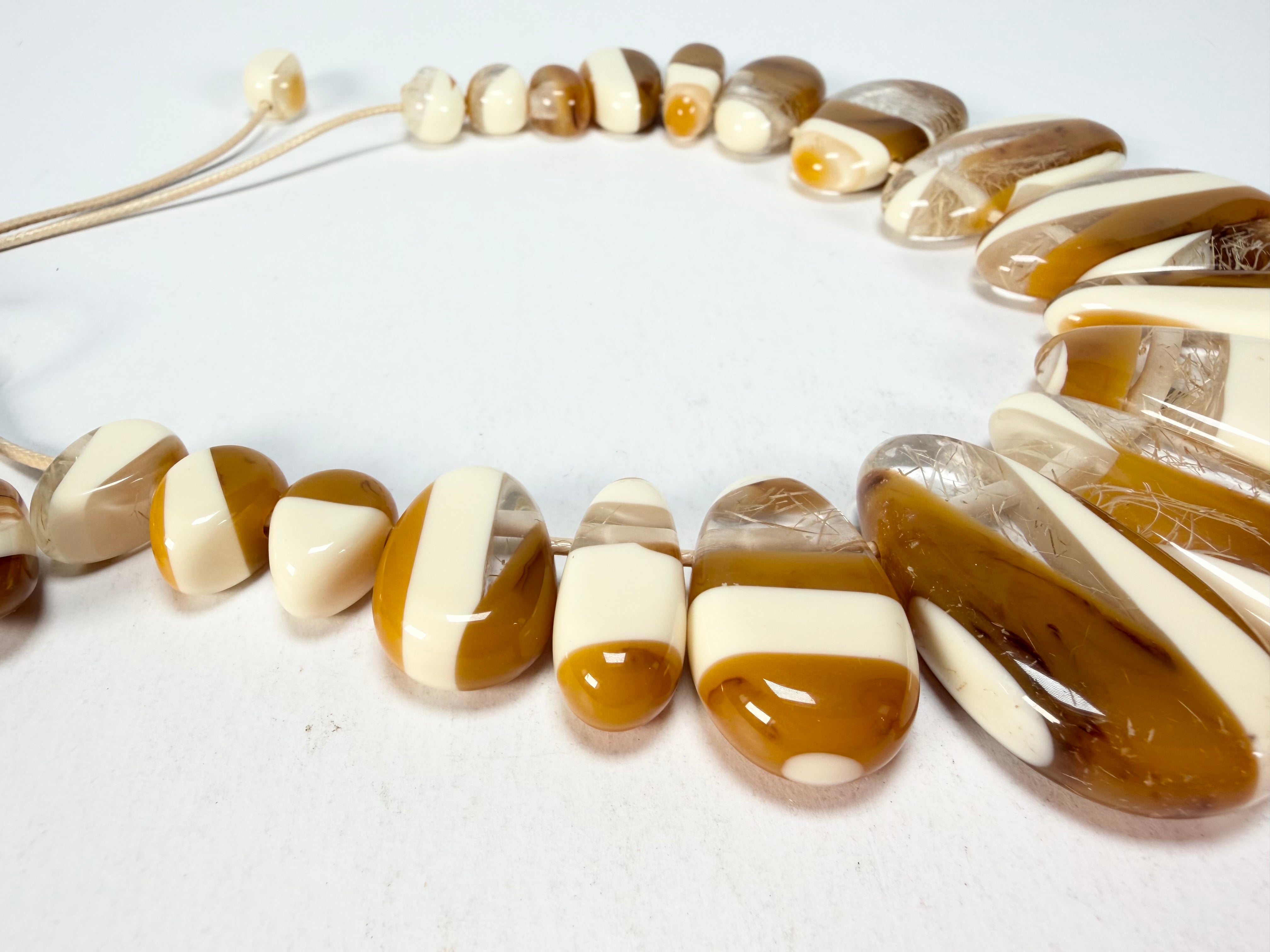 Sobral - Memphis "Marou" Resin Necklace ( 005422 )