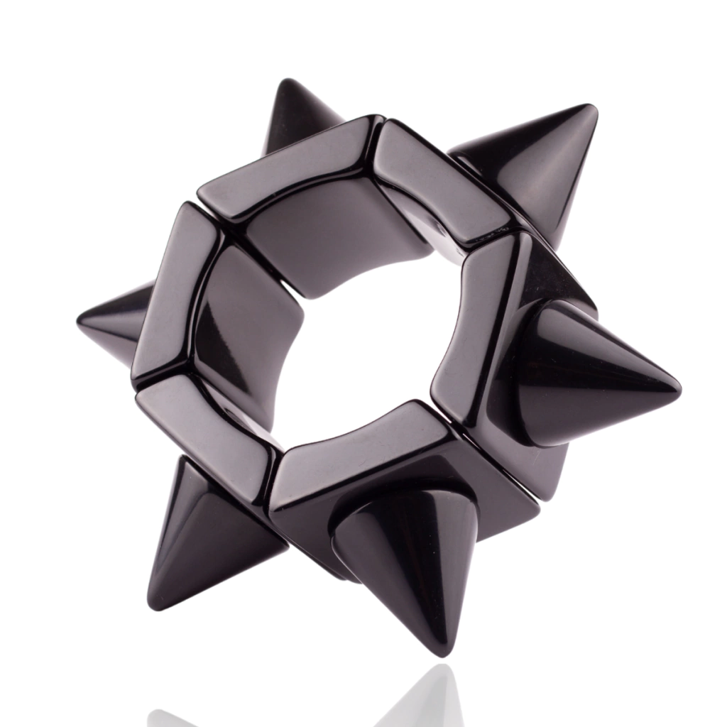 Sobral - Mix 2023 "Sabrina KL" Black Resin Bracelet ( 002893 )