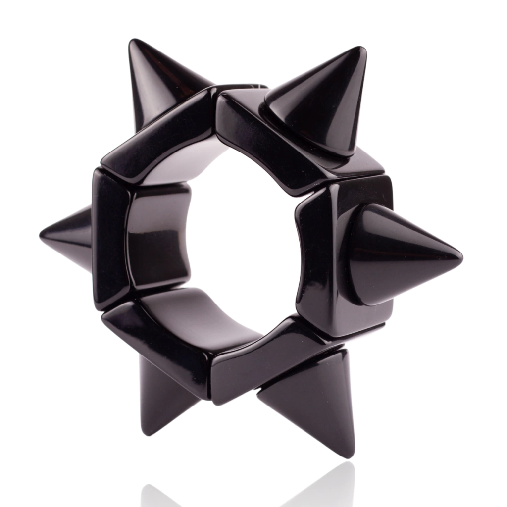 Sobral - Mix 2023 "Sabrina KL" Black Resin Bracelet ( 002893 )
